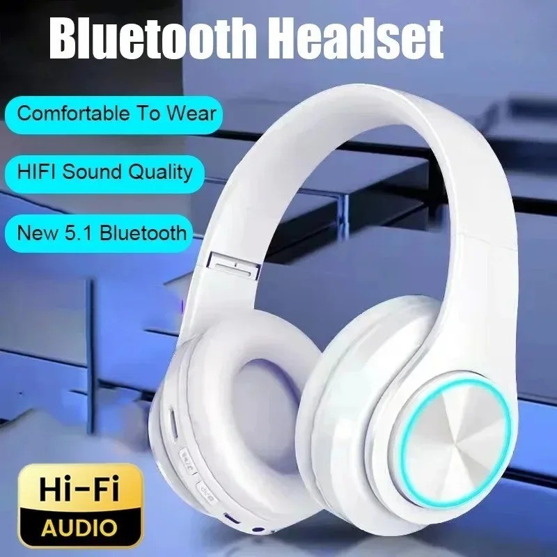 Super Bass Wireless Bluetooth 5.0 Headphones Foldable Stereo Earphones Headsets