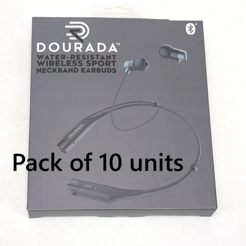 10 Neckband Bluetooth Wireless Earbuds HD Mic Talk earphones Bulk Pack Ear set