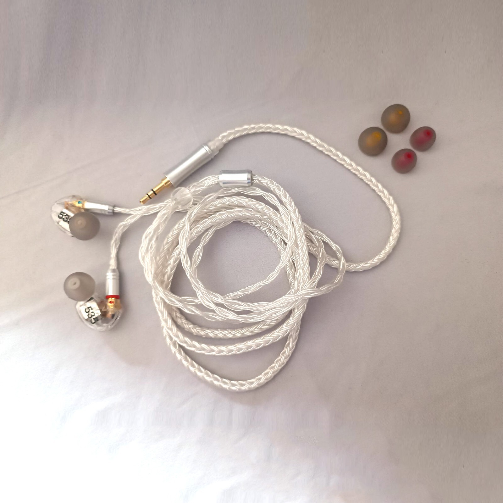 Shure SE535 HiFi Sound Isolating Headphones with 3.5mm 16 Cores Cable Cord