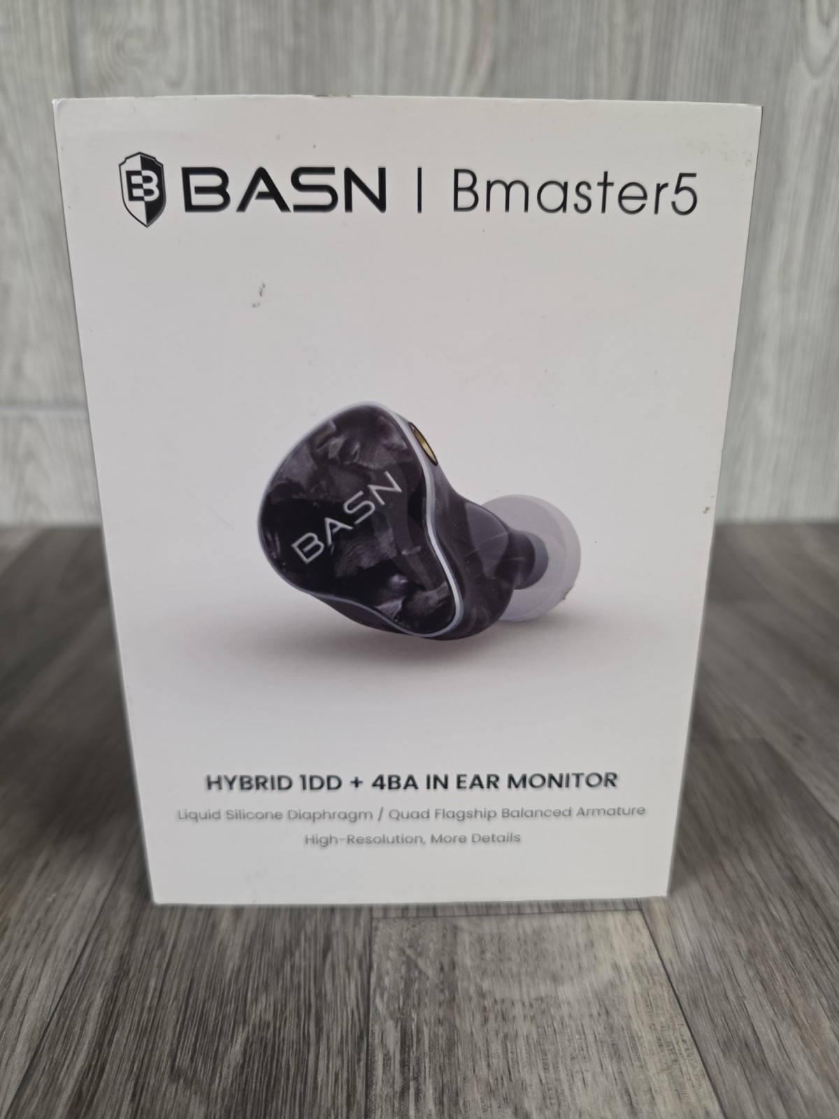 BASN Bmaster5 in Ear Monitors, 5 Drivers HiFi Drummer Stage Headphones, Professi