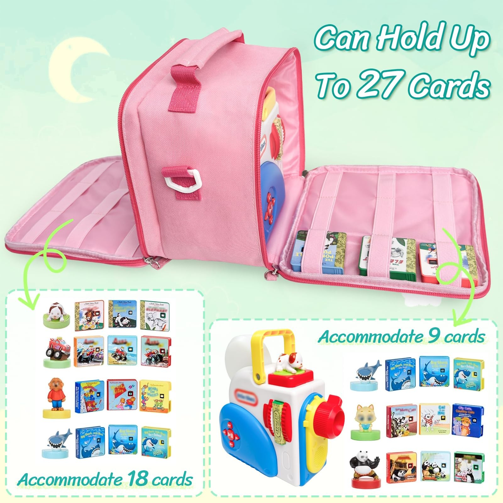 Mao Yeye Carrying Case Compatible with Little Tikes Story Dream Machine Books…