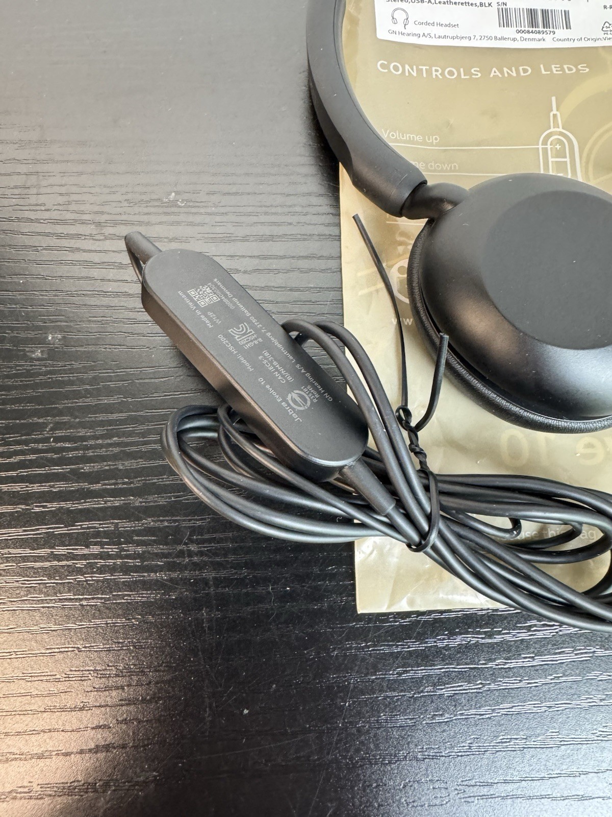 Jabra Evolve 10 Usb-A Stereo Cuffia 20 KHz Plug and play 2699-820-109