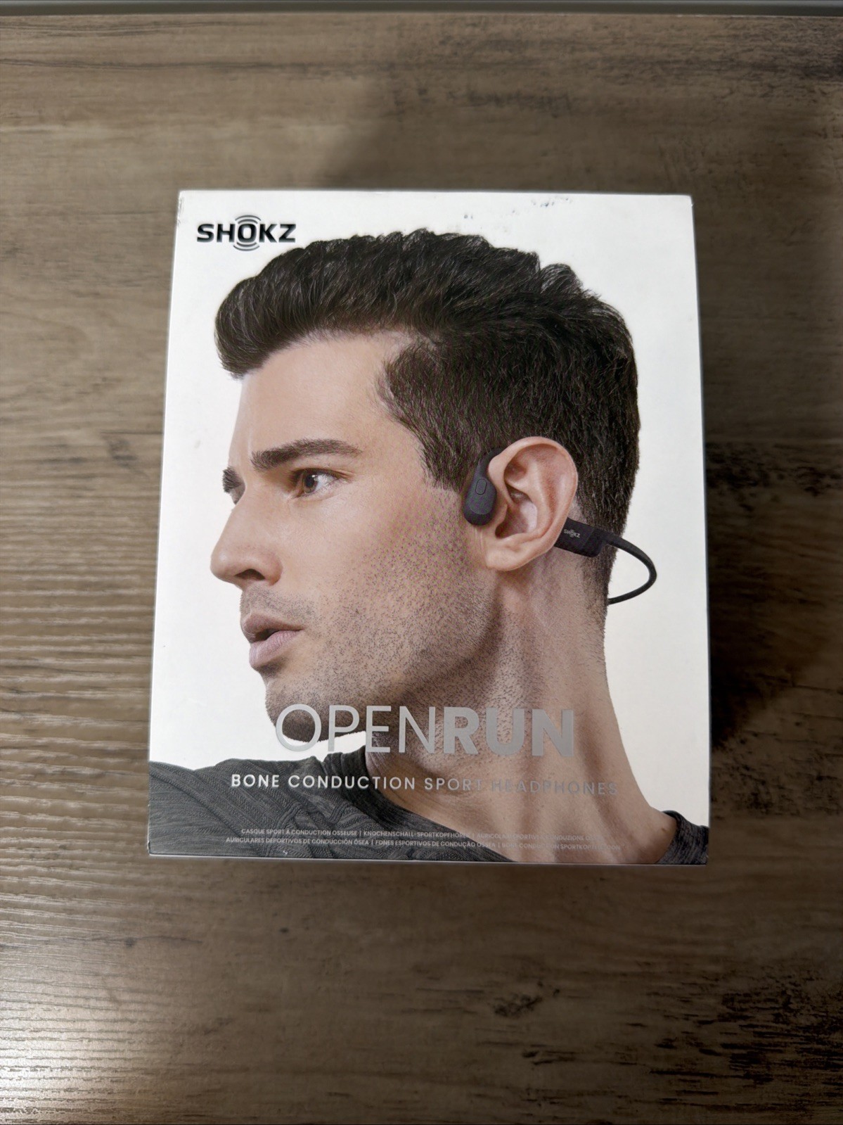 Shokz OpenRun Wireless Bone Conduction Headphones – Black (S803BK)
