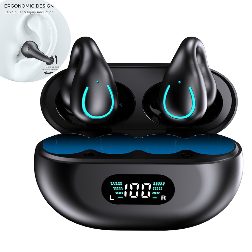 Wireless Bluetooth Earbuds for iPhone Android with LED Display Charging Case