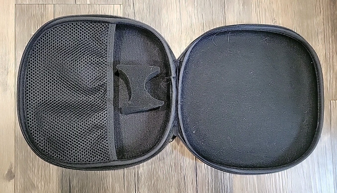 Headphones Case / Pouch – For Jabra Evolve Hard Shell Zip Zipper Black