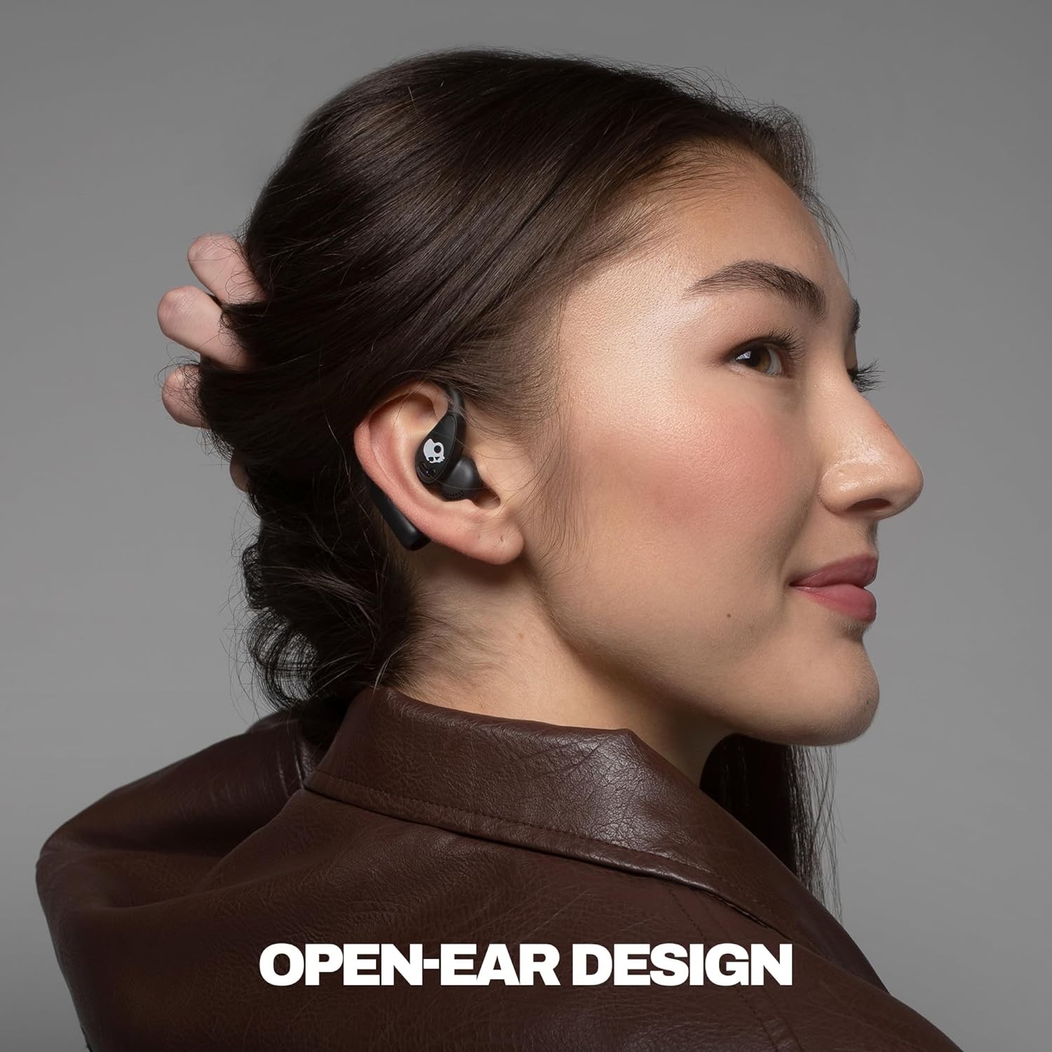Skullcandy Push 540 Open Open-Ear Earbuds Black Wireless Secure Fit 42Hr Battery