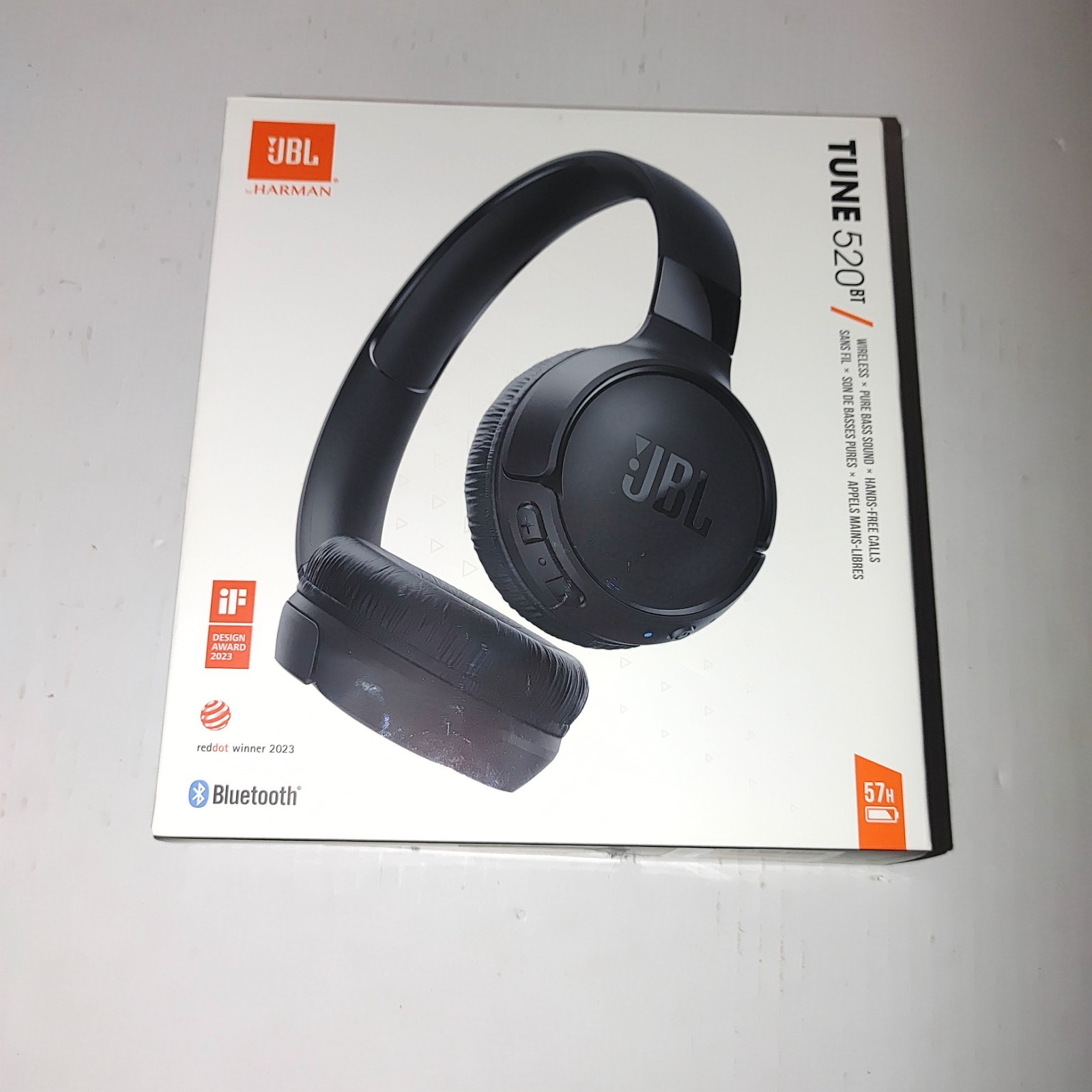 JBL Tune 520BT Wireless Bluetooth Headphones (New)