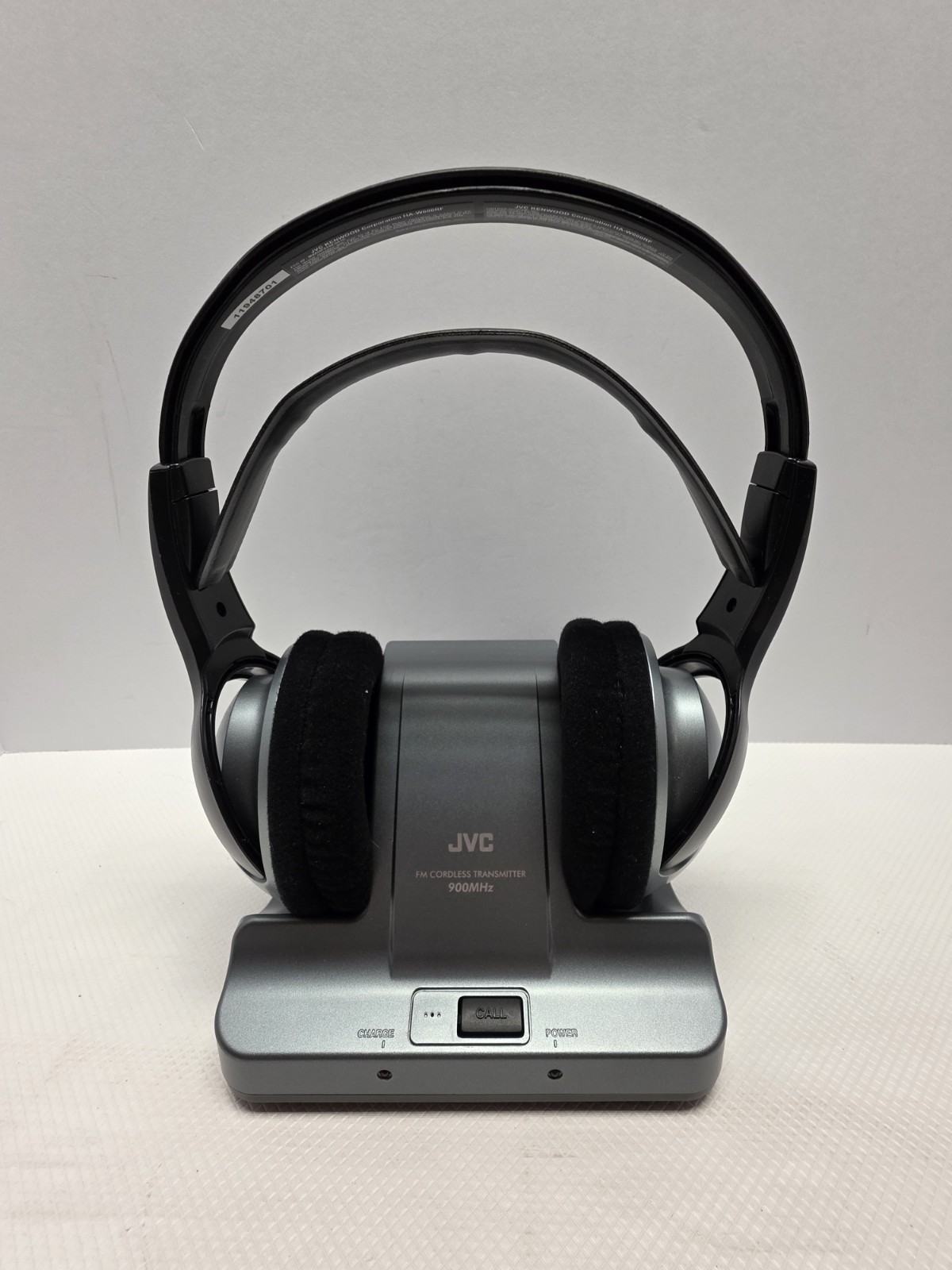 JVC KENWOOD HA-W600RF 900MHz Wireless Headphones w/ Transmitter & Power Adapter!