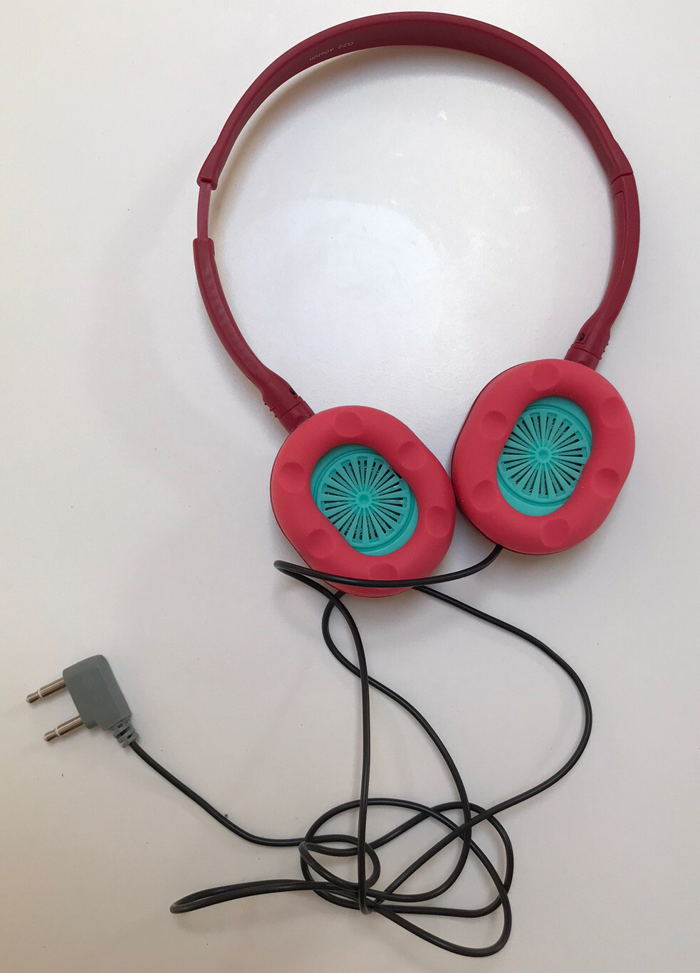Qatar Airlines FIFA World Cup 2022 headphones earphones On Airplane Used/RARE