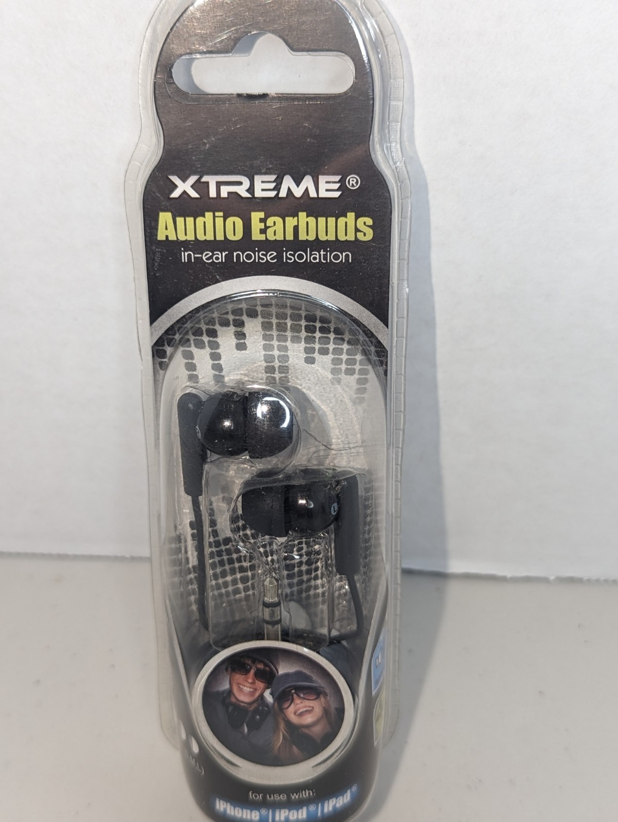 Xtreme Noise Isolation In Ear Audio Earbuds 3.5mm 4ft Cable Black