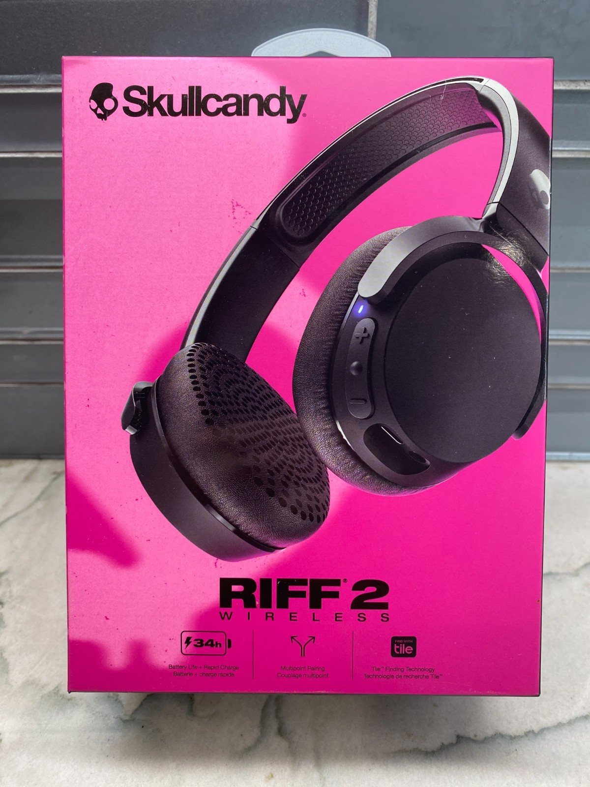Skullcandy Riff 2 On-Ear Wireless Headphones True Black S5PRW-P740