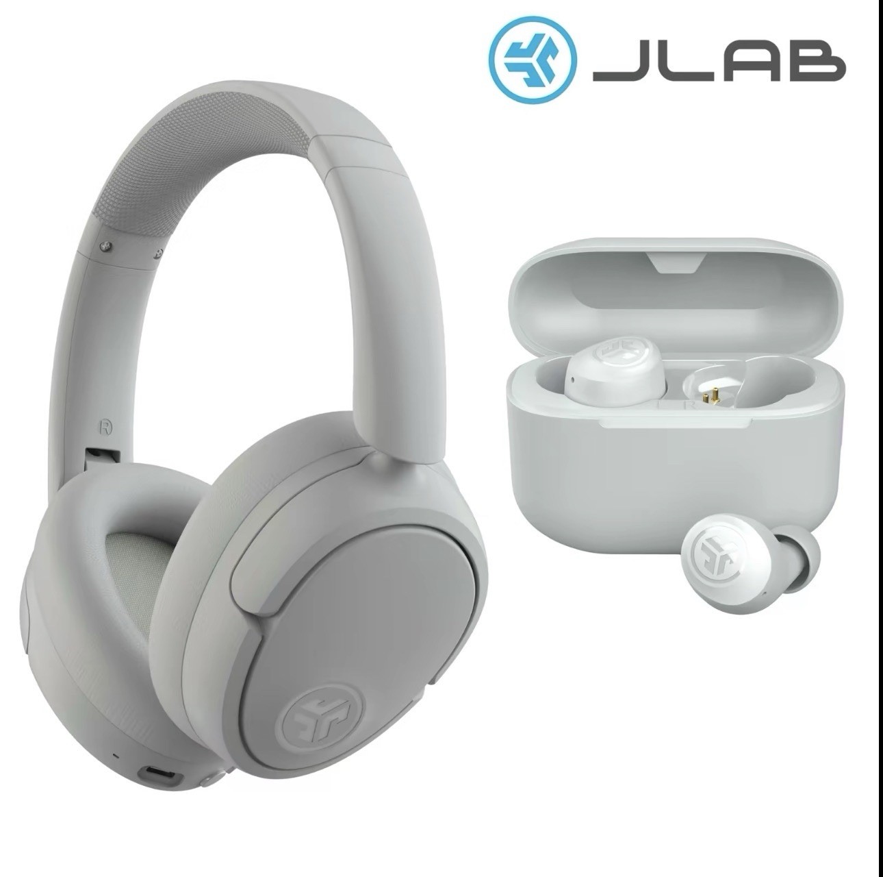 JBuds Lux ANC Headphones and GO POP+ Bluetooth Earbuds