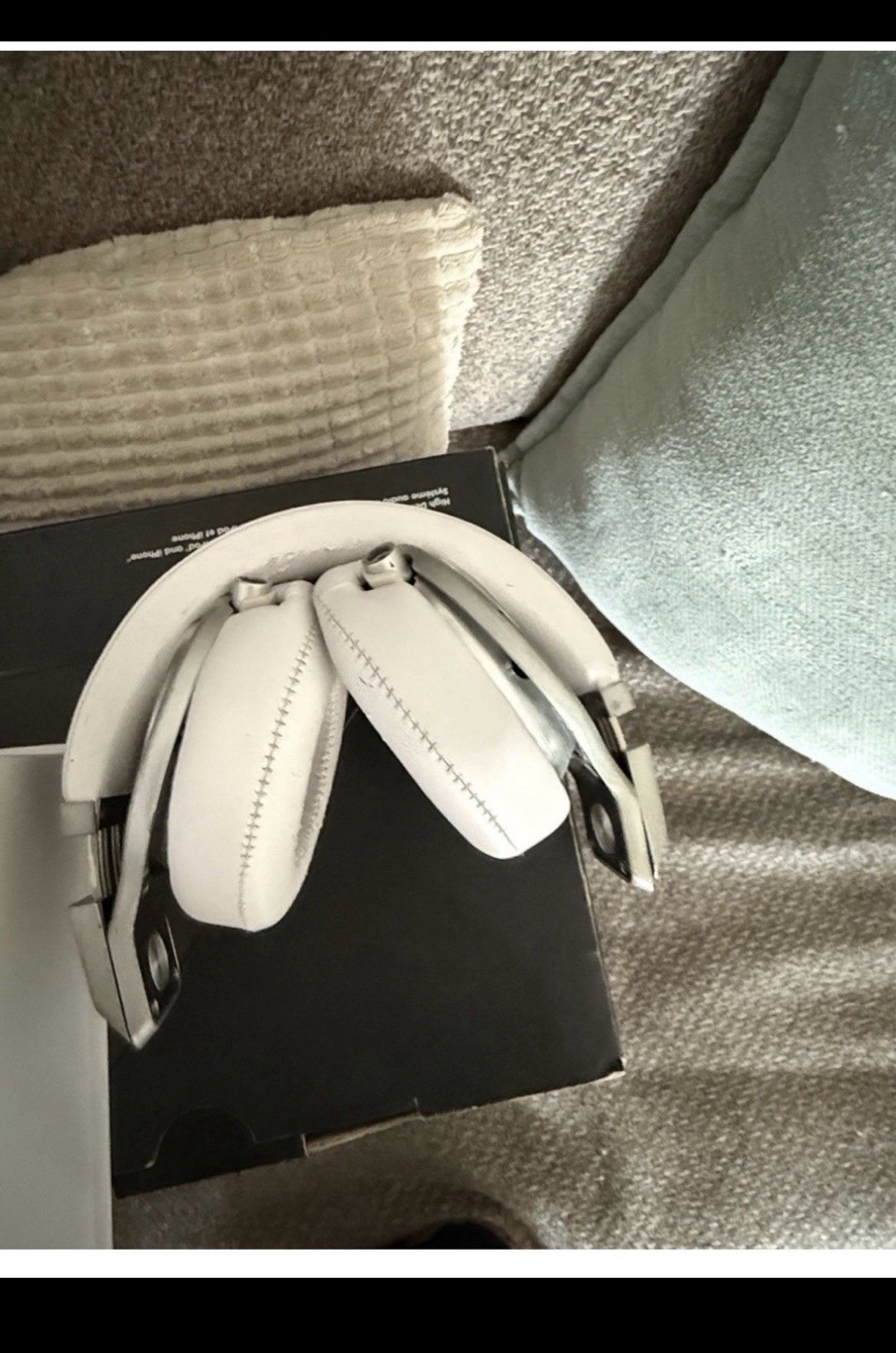 Beats Pro Monster Wired Over-Ear Headphones White Silver Used W/ Box