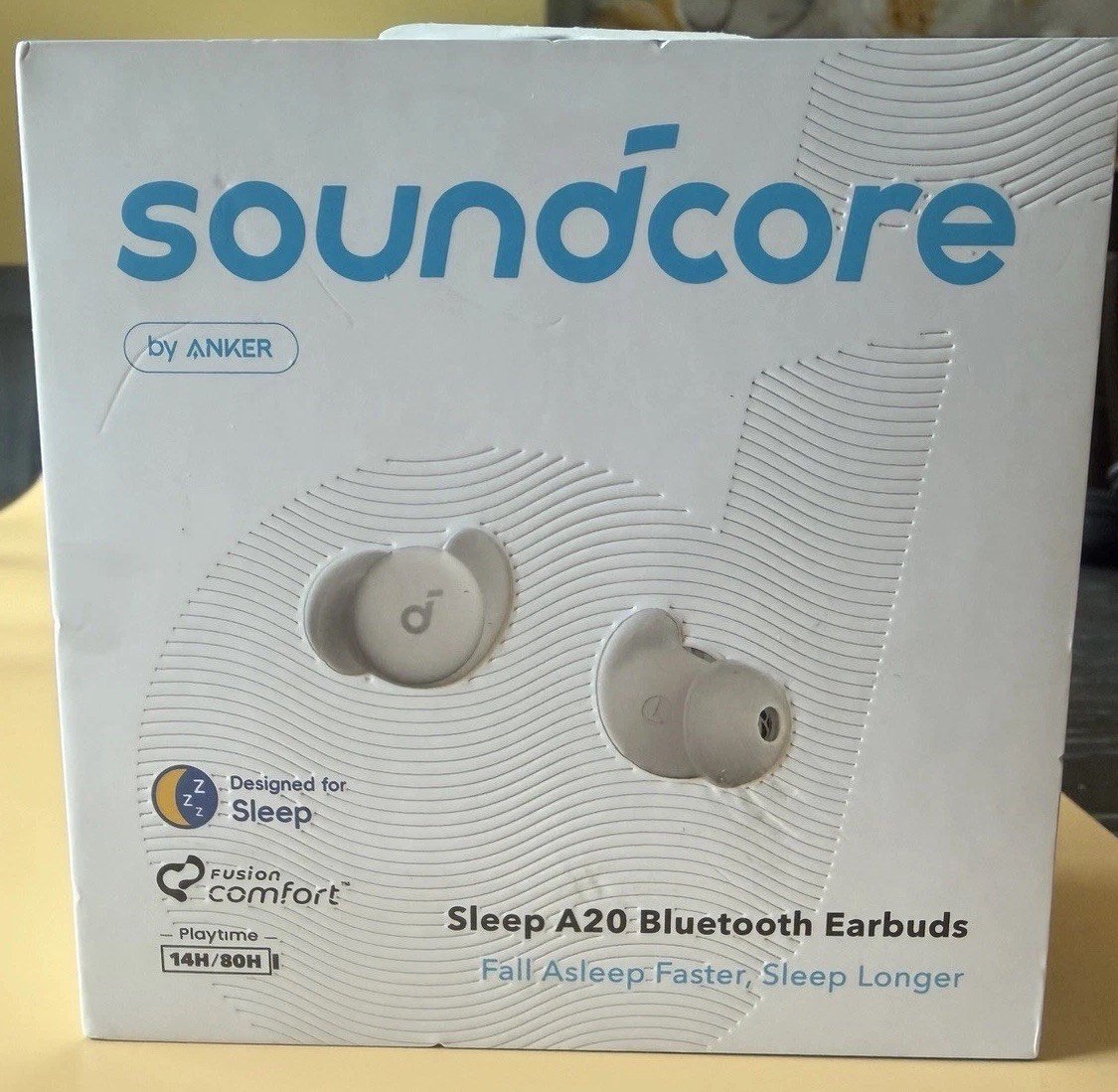 Soundcore Sleep A20 Earbuds Noise-Blocking Headphones 80-Hour Playtime Open/New