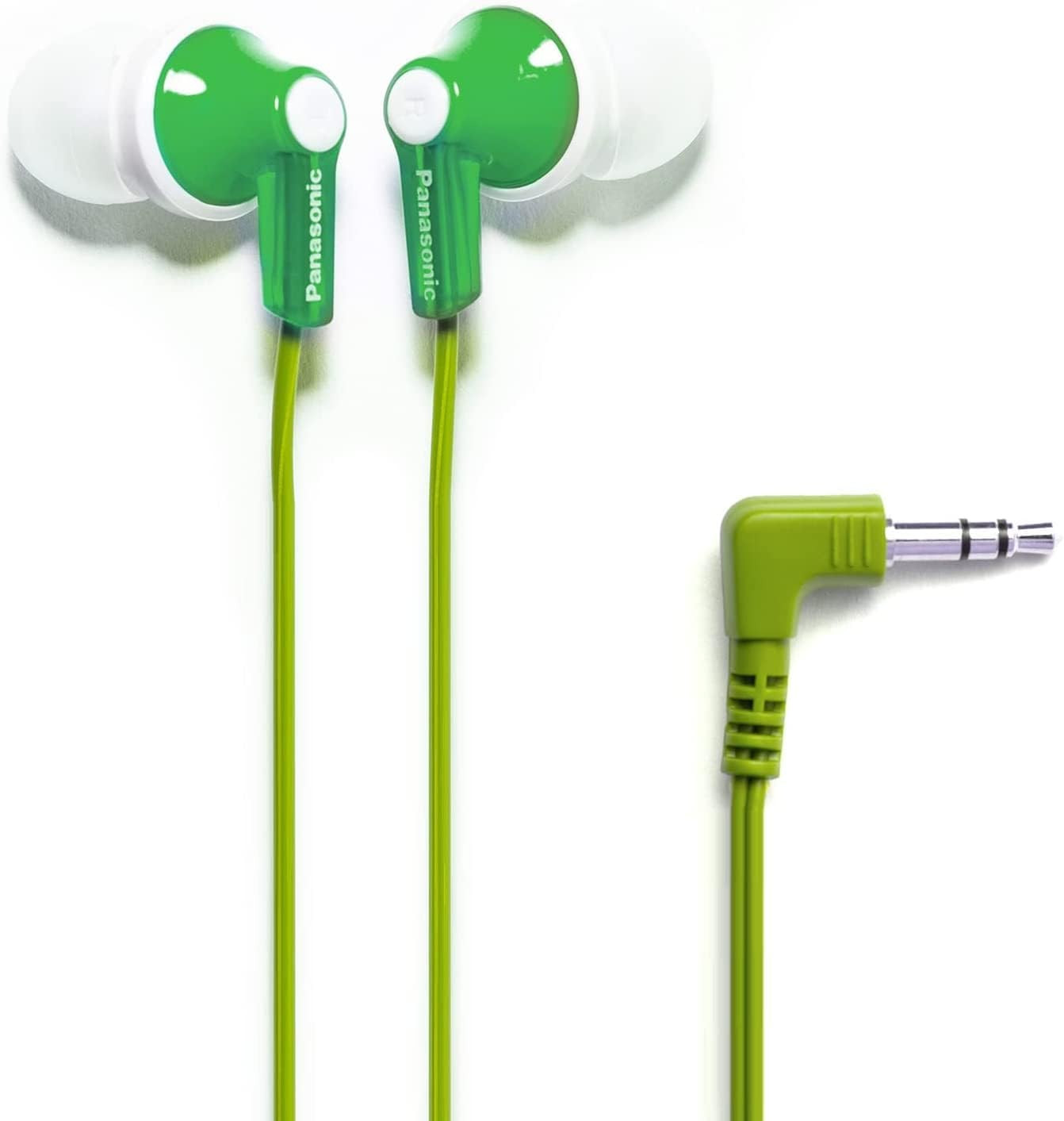 Ergofit In-Ear Earbud Headphones RP-HJE120-G (Green) Dynamic Crystal Clear Sound