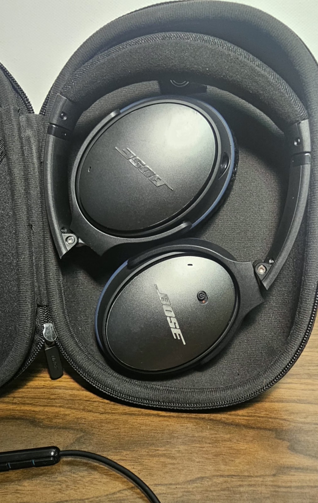Bose QuietComfort 25 Noise Cancelling Wired Headphones Black – Read Description
