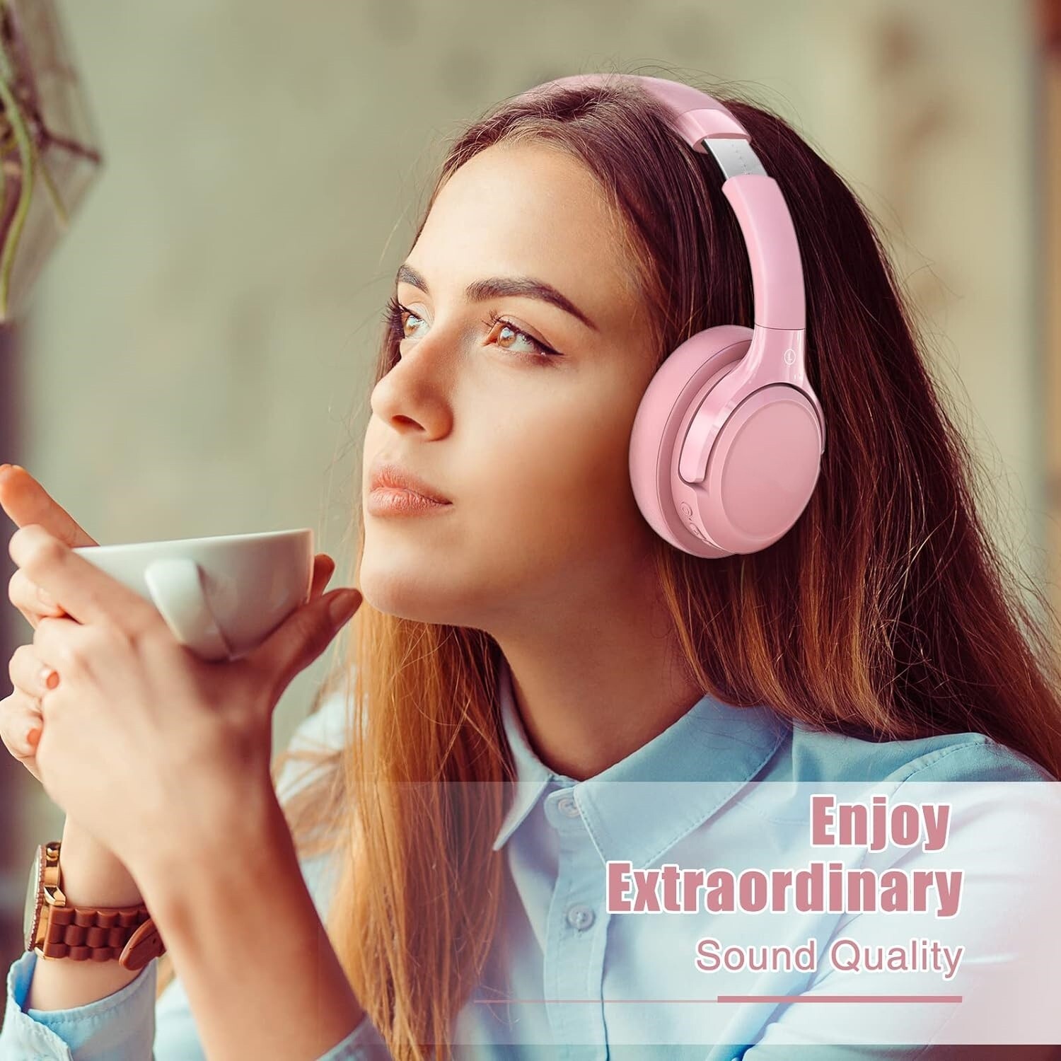 Auriculares Inalámbricos Con Cancelación De Ruido Sobre La Oreja Bluetooth NUEVO