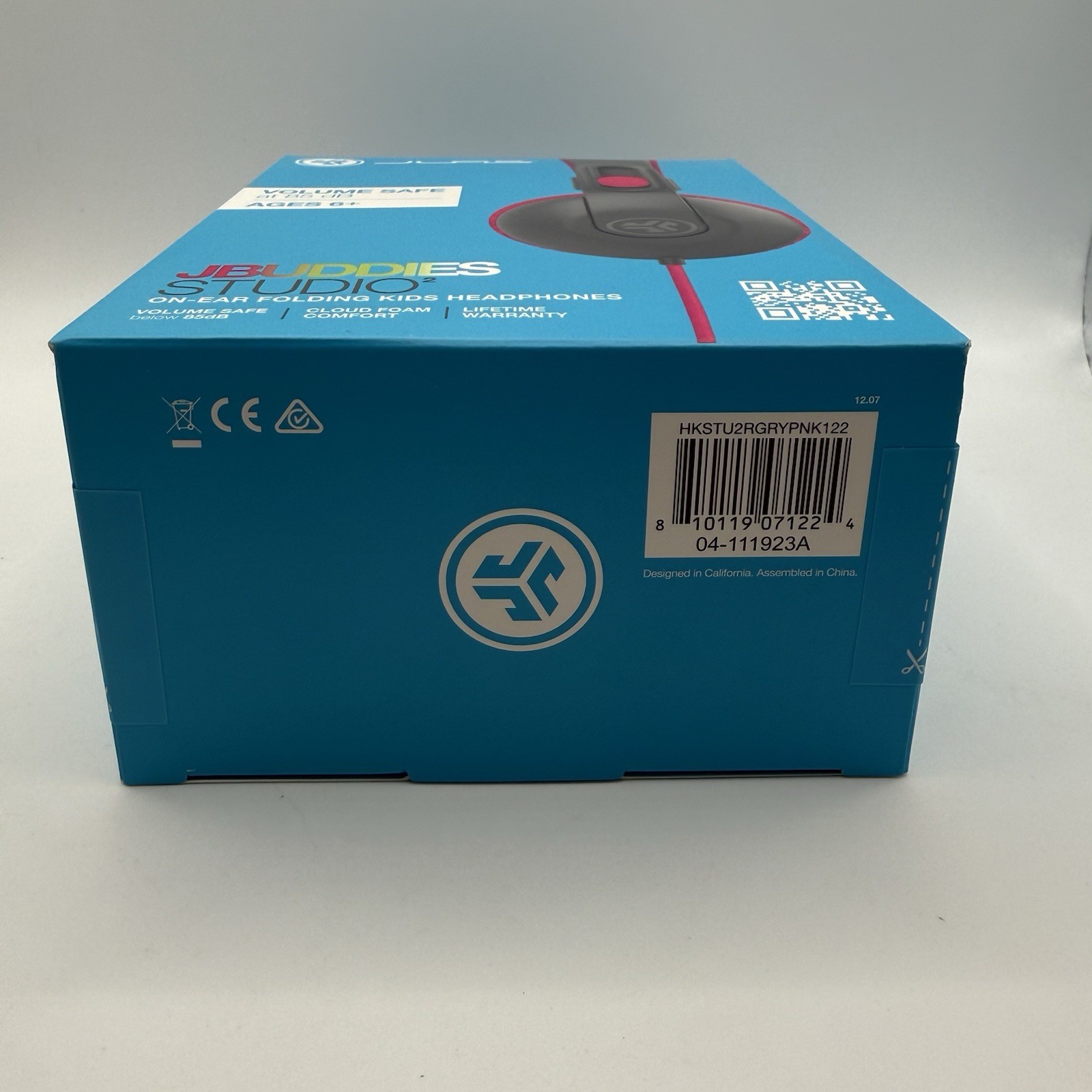 JLab JBuddies Studio 2 Kids Headphones 85dB Volume Safe Pink New In Box