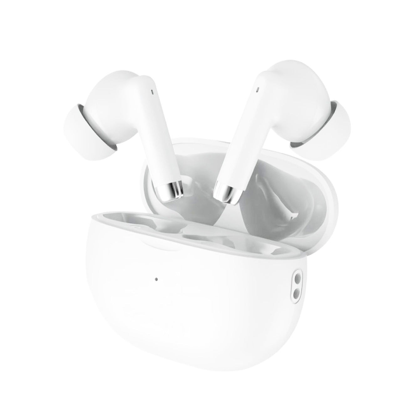 320mAh Type-C white Clear sound long battery life wireless earbuds True Wireless