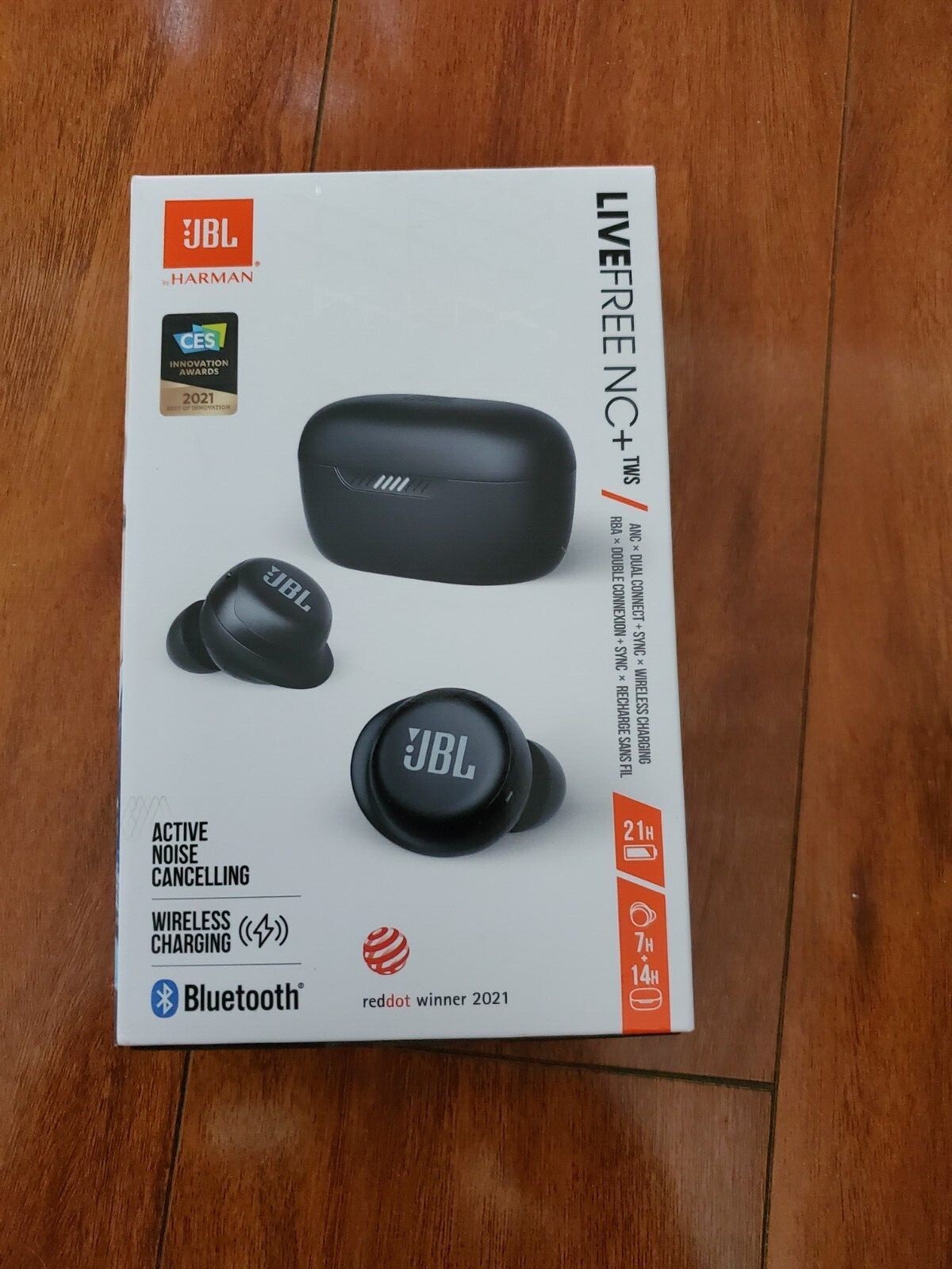 JBL Live Free NC+TWS In Ear Headphones – Black JBLLIVEFRNCPTWSBAM