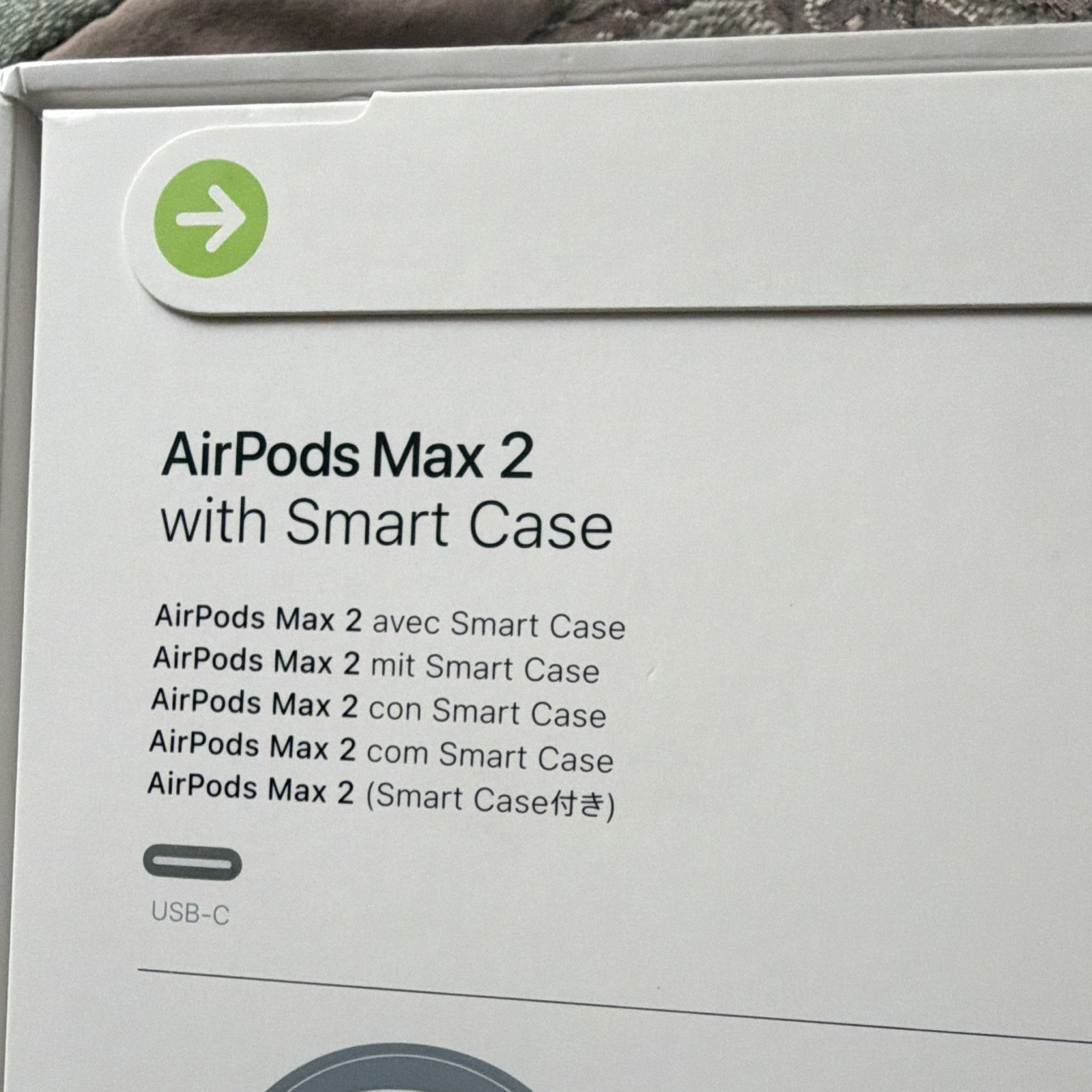 Apple AirPods Max 2 Over-Ear Headphones w/ Smart Case, Black, USB-C, BT