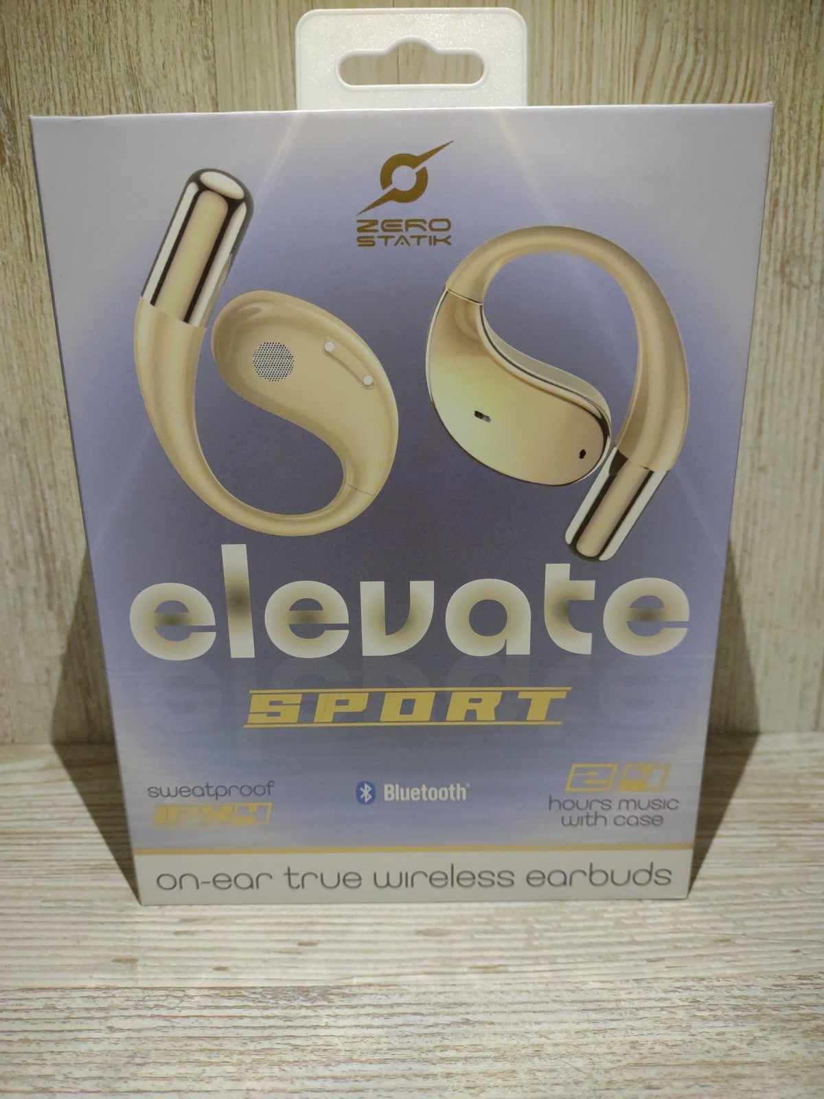 Zero Statik Bluetooth Sweatproof Ear-hook Wireless Earbuds Water Resistant Sport
