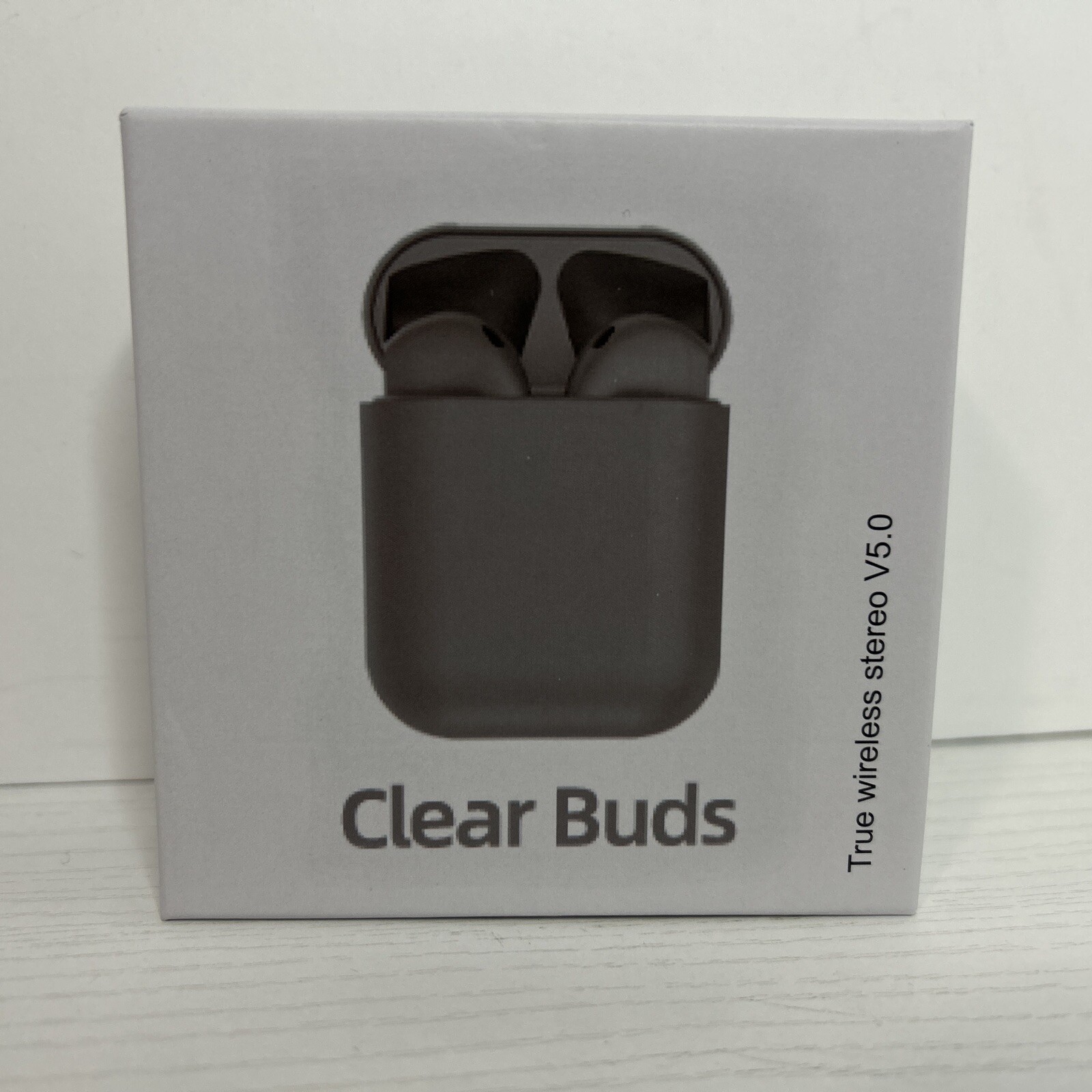 Wireless Stereo V5.0 For Android iOS BT5.0 Clear Buds Grey