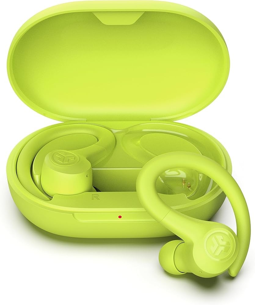 JLab Go Air Sport True Wireless Earbuds Headphones Neon Yellow