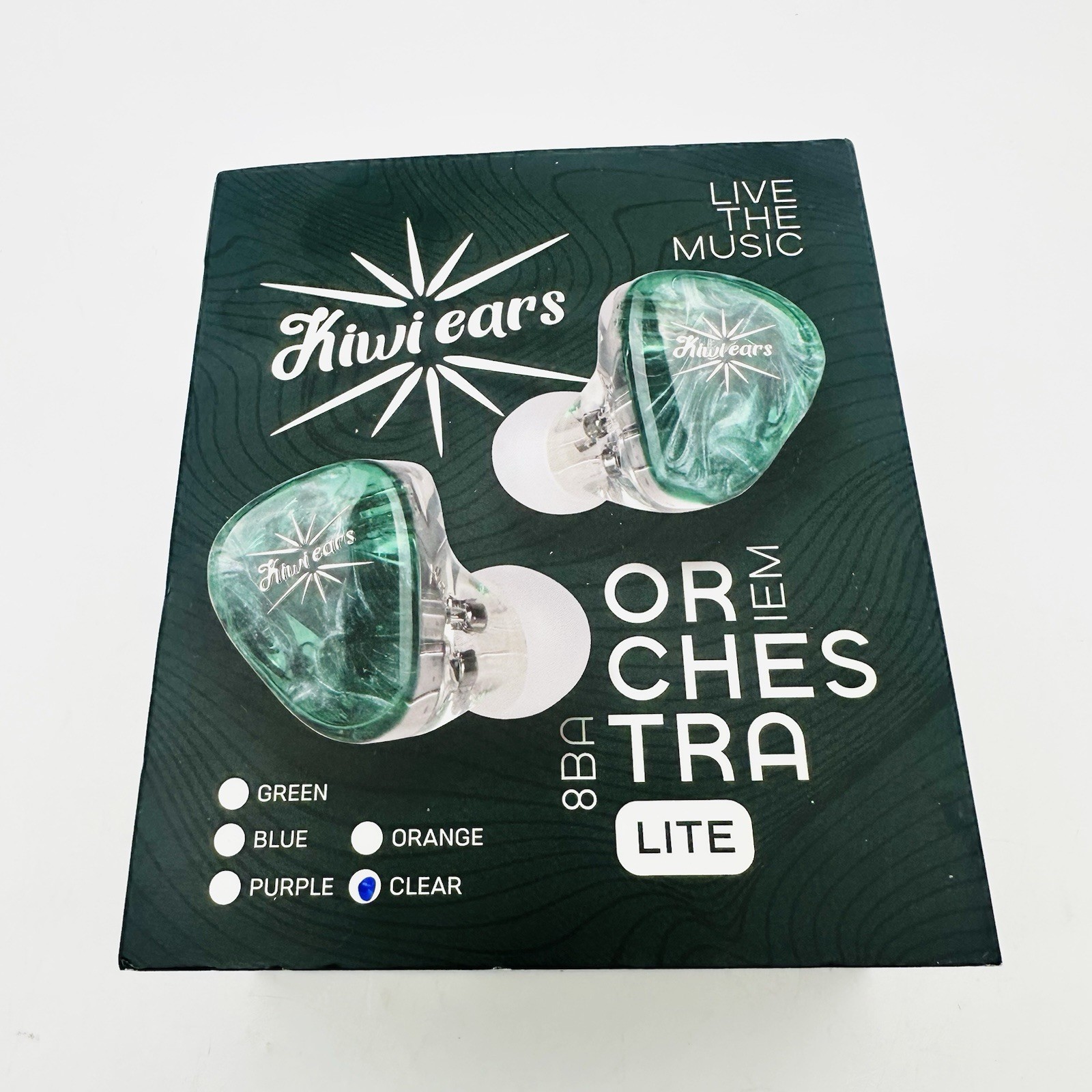 Kiwi Ears Orchestra Lite Wired Earphones High-Resolution Performance -Clear