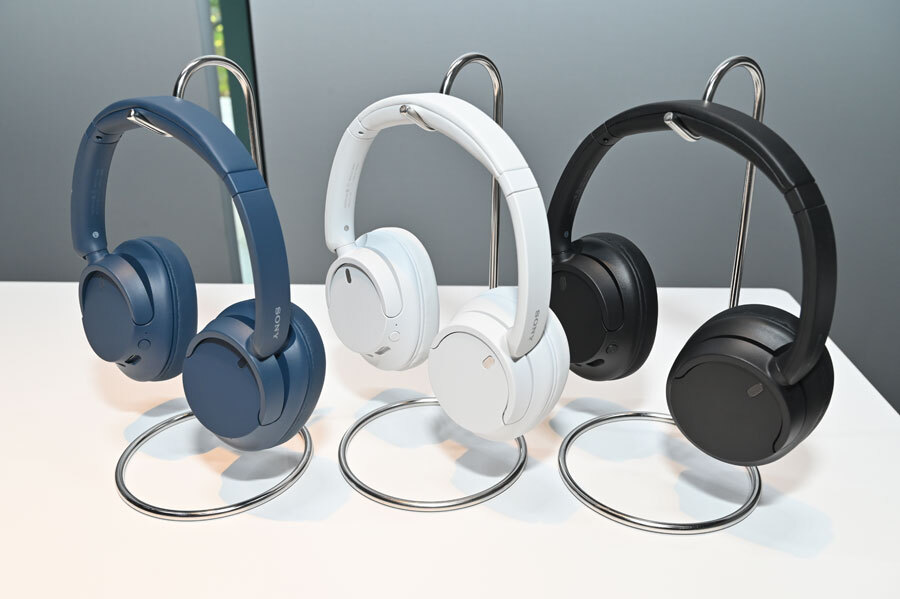 SONY WH-CH720N Wireless Noise Canceling Headphones Black White Blue Light PSL