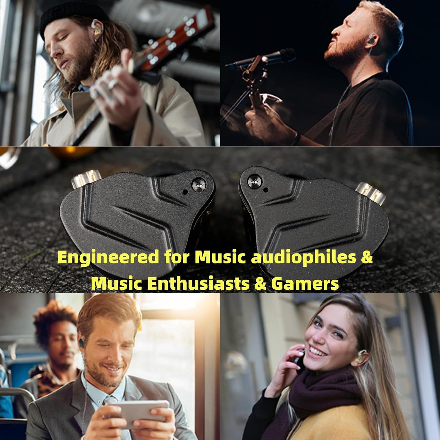 KZ ZSN PRO X in Ear Monitor Headphones Gaming Earbuds, High Fidelity Wired