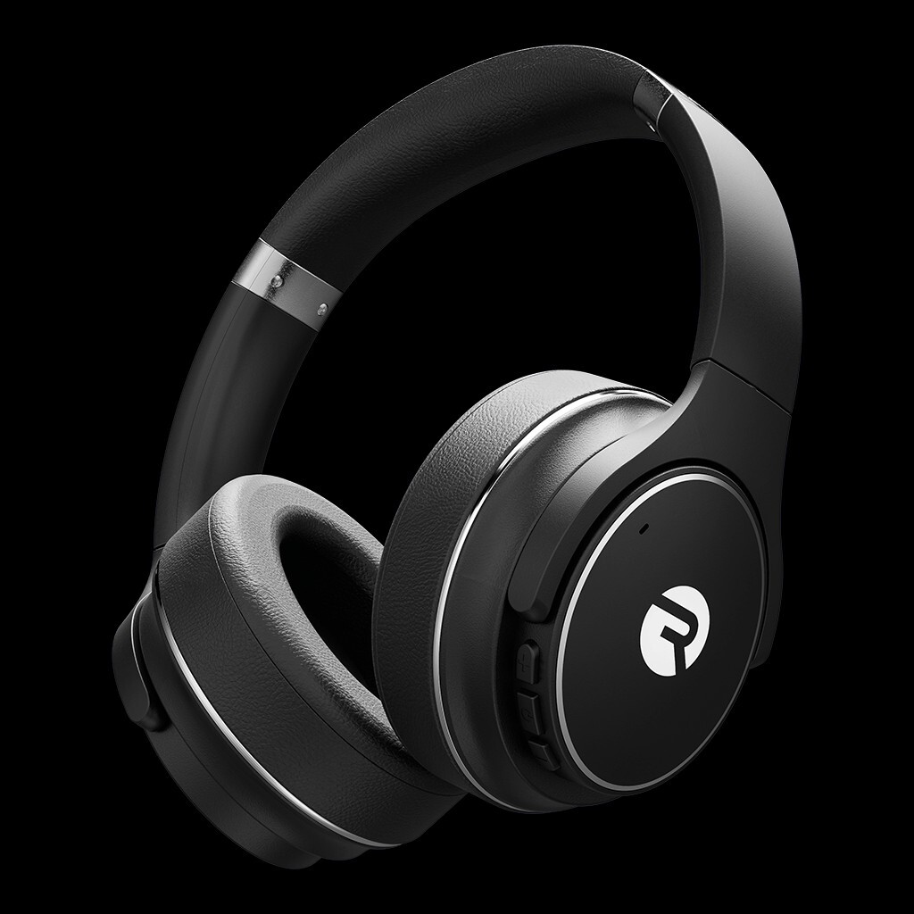 Raycon RBH820-BlK H20 Wireless Noise-Cancelling Over-the-Ear Headphones – Black