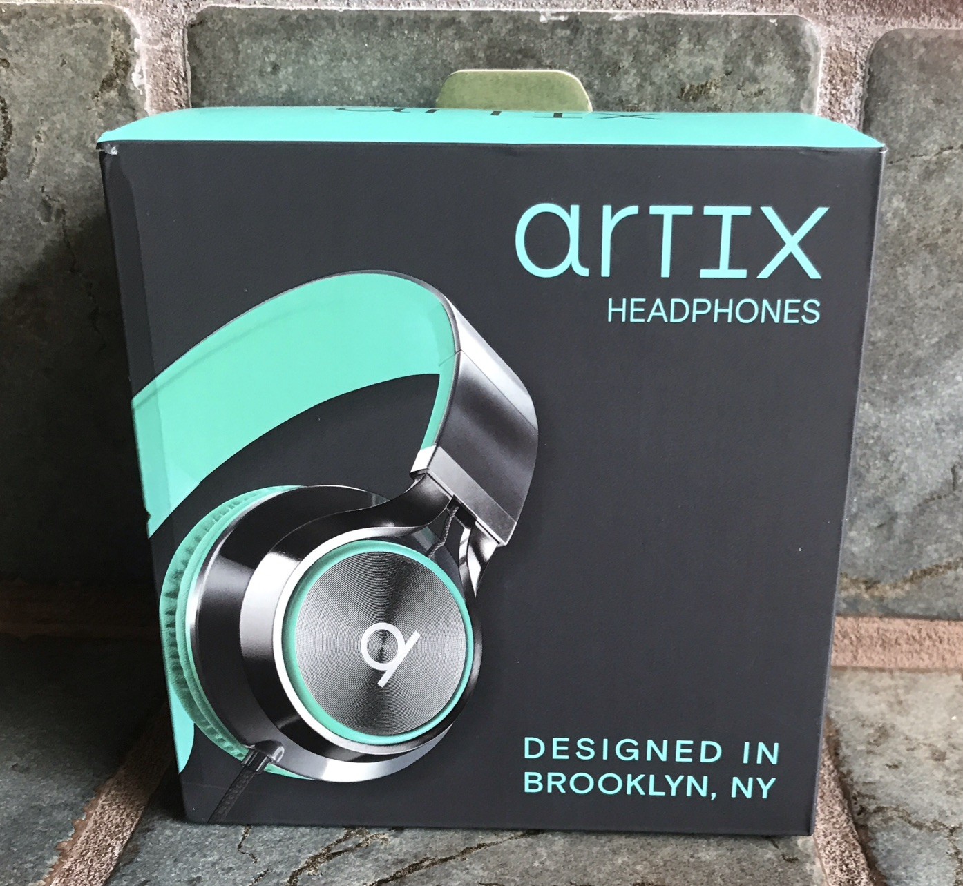 Artix Mint Green Foldable On-Ear Adjustable Wired Headphones Lightly Used