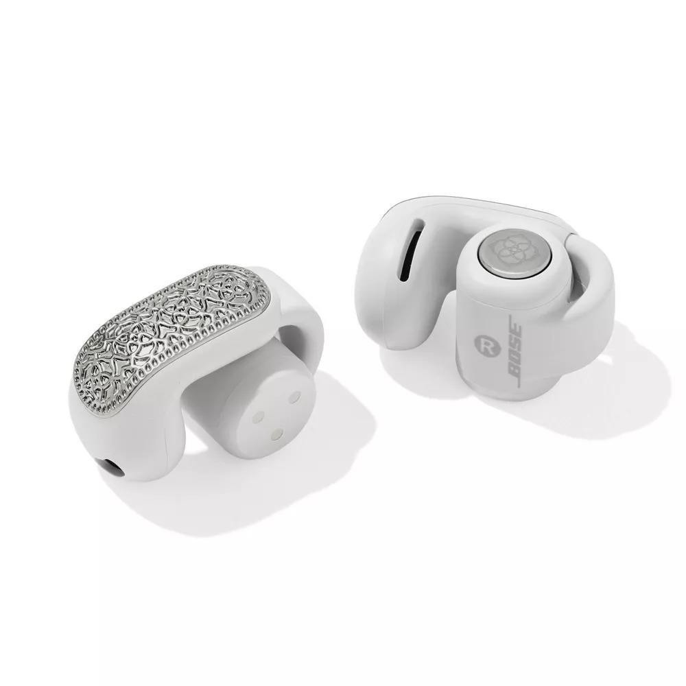 Bose x Kendra Scott Ultra Open Earbuds Rhodium Filigree Bluetooth Excellent
