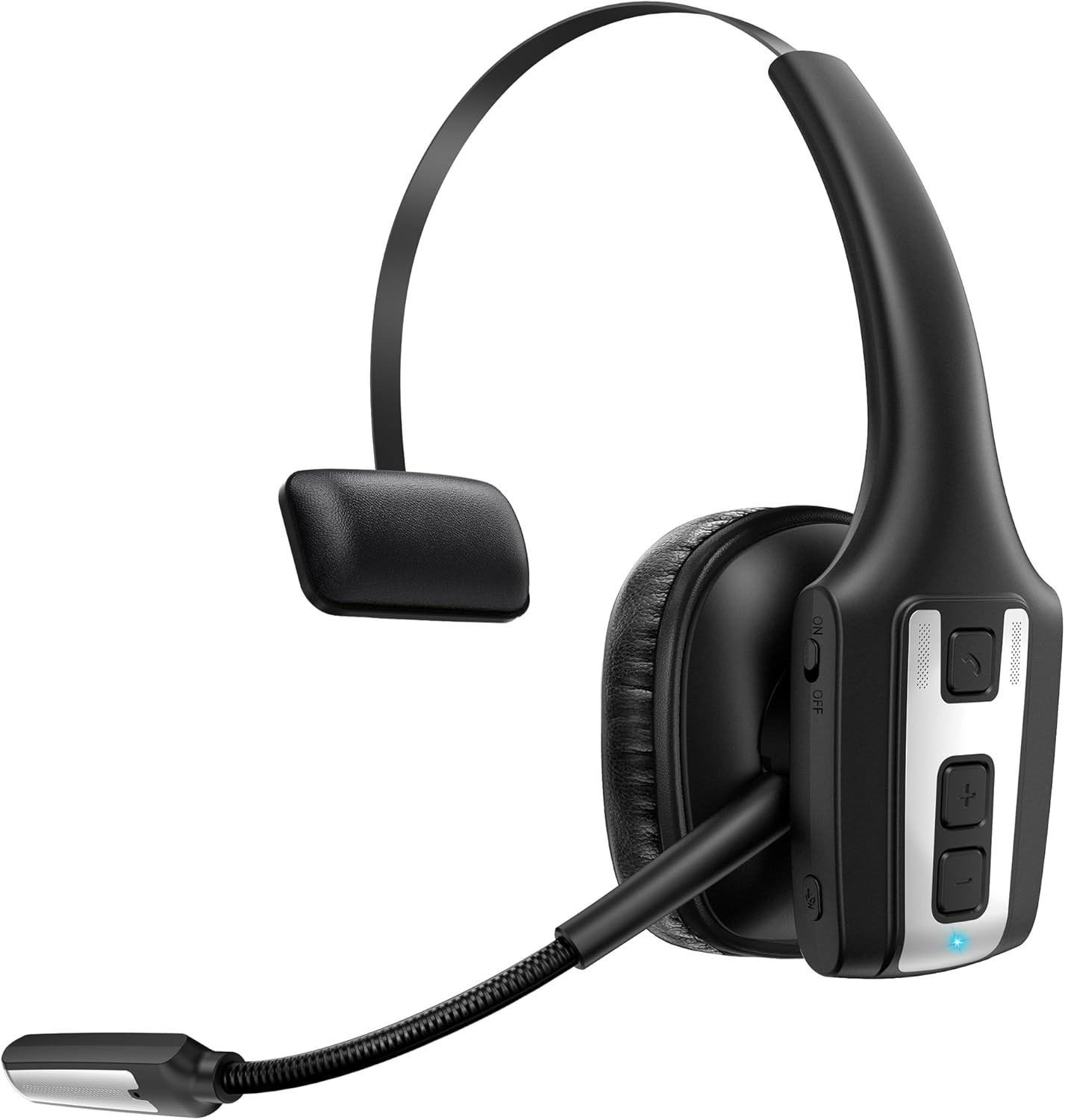 HEADPHONE V5.3 Dual Noise Cancelling Microphones, Mute Button, 53H Battery