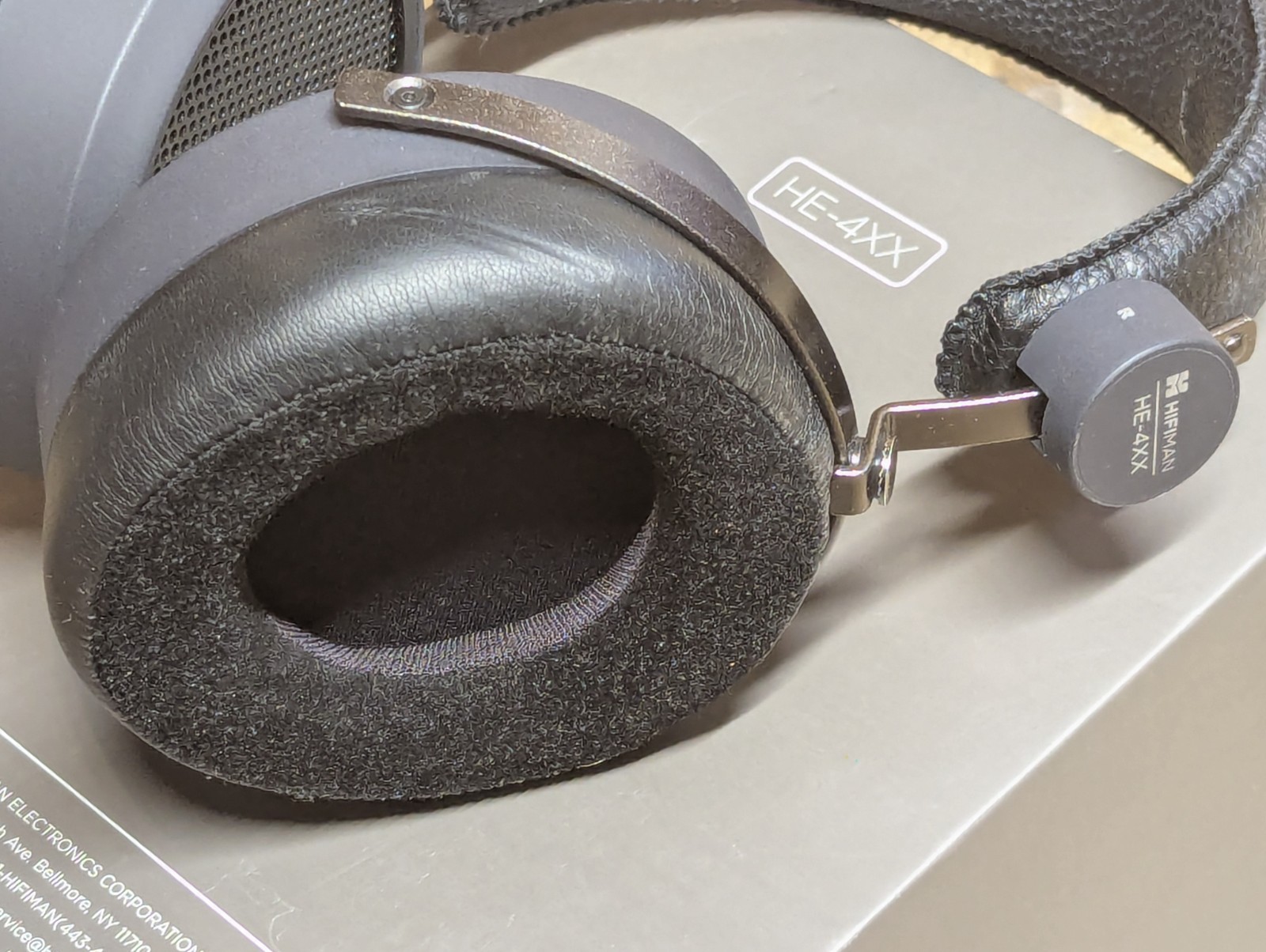 Hifiman Massdrop HE-4XX Open Back Planar Magnetic Headphones Black 35ohm 3.5mm