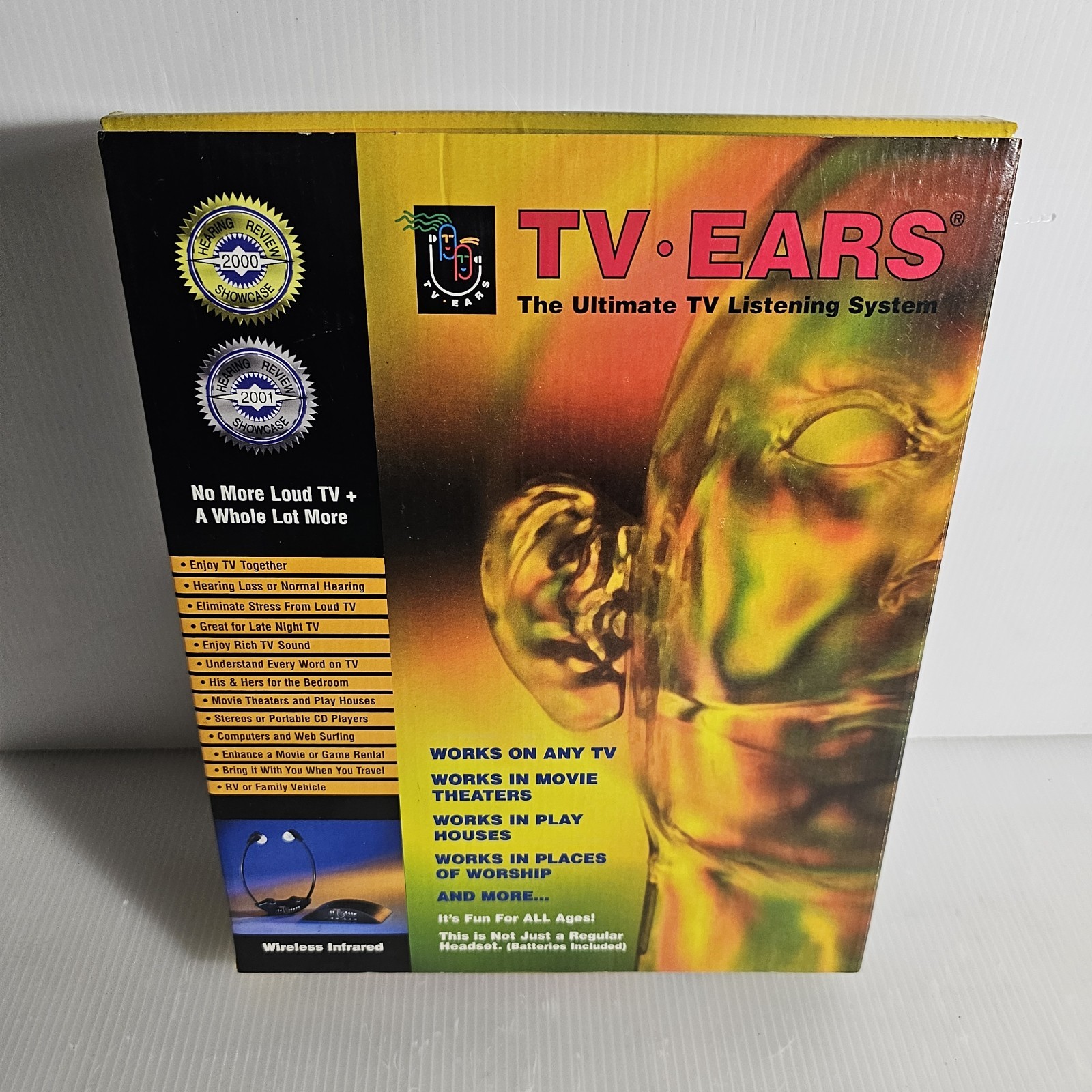 TV EARS, The Ultimate TV Listening System, Wireless Headset FOR PARTS OR REPAIR