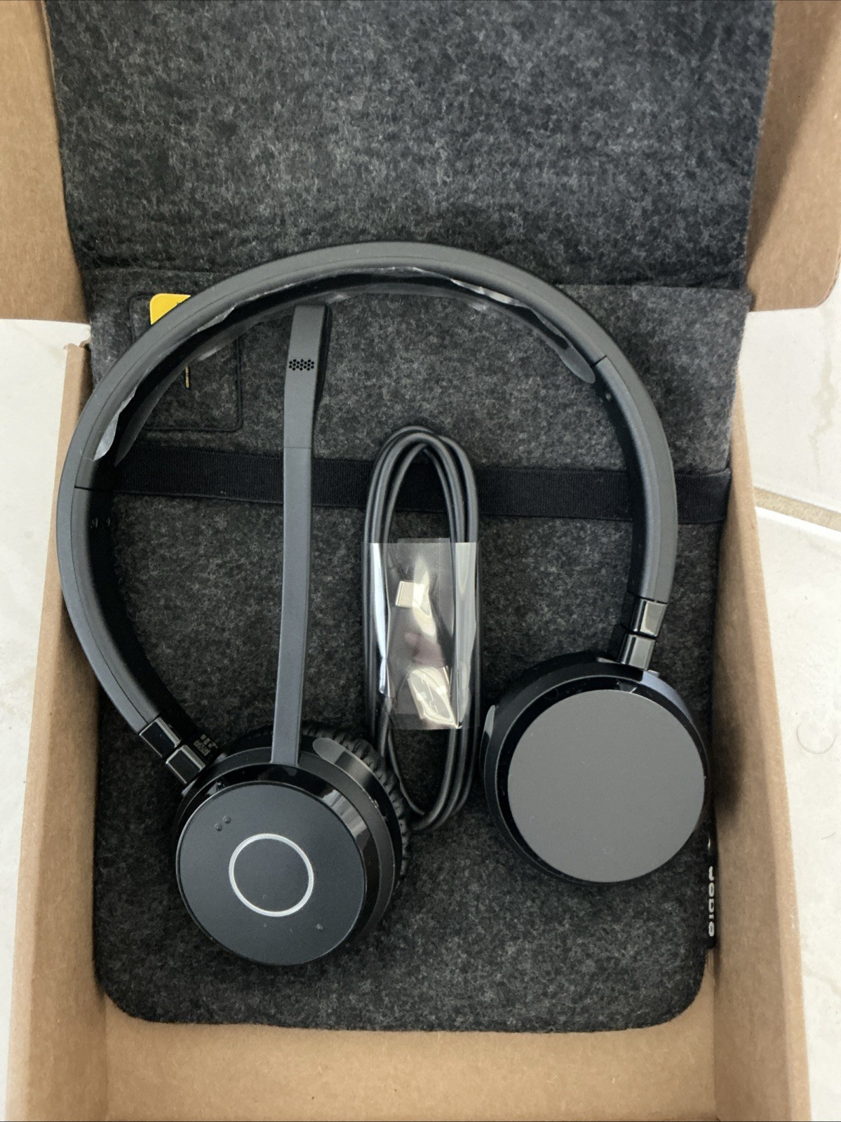 Jabra Evolve 65 TE (Third Edition) Wireless Dual-Ear Headphones Black *BRAND NEW