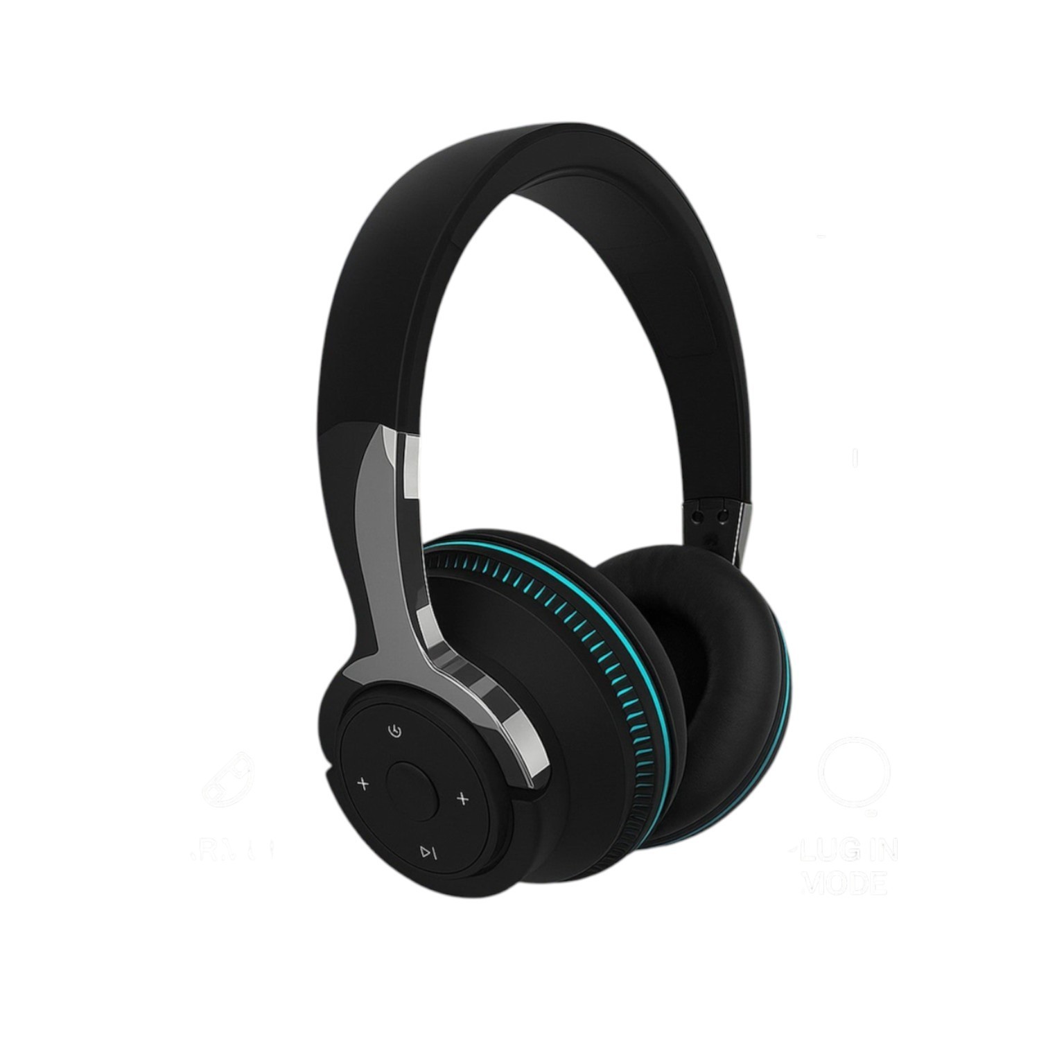 Wireless Headphones Over Ear LED Headset Stereo Noise Cancelling Bluetooth 5.1