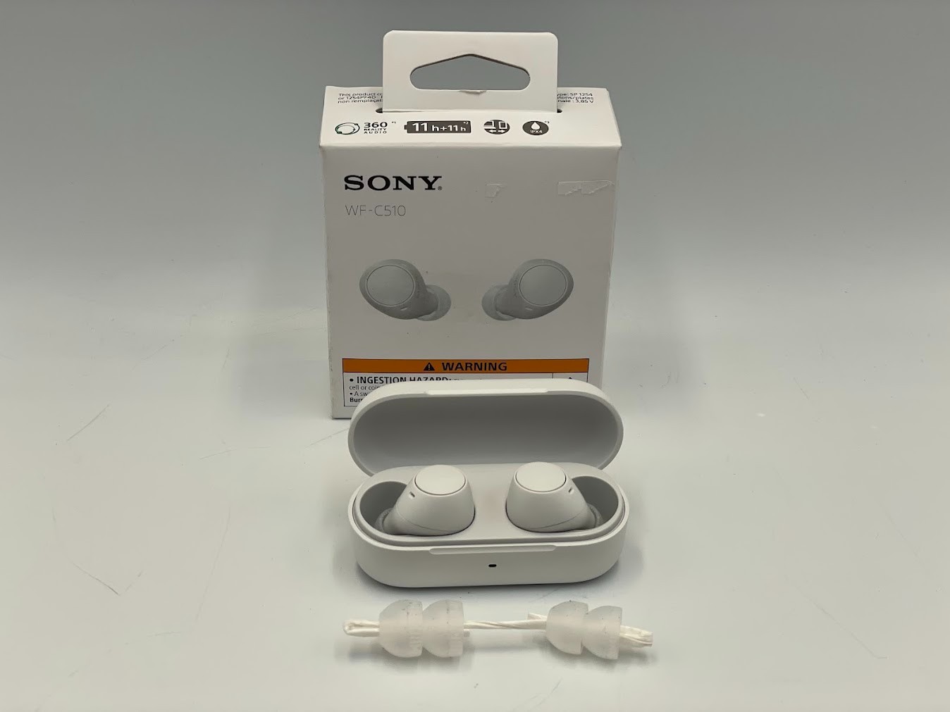 Sony WF-C510 True Wireless Bluetooth Earbuds – White
