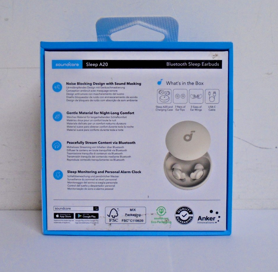 NIOB Anker SoundCore Sleep A20 Bluetooth Earbuds | Beige – A6611Z21 | AE9