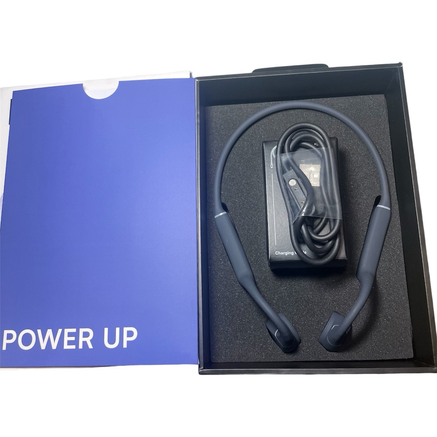 Raycon Bone Conduction Headphones Bluetooth Open Ear Running Gray – Open Box New