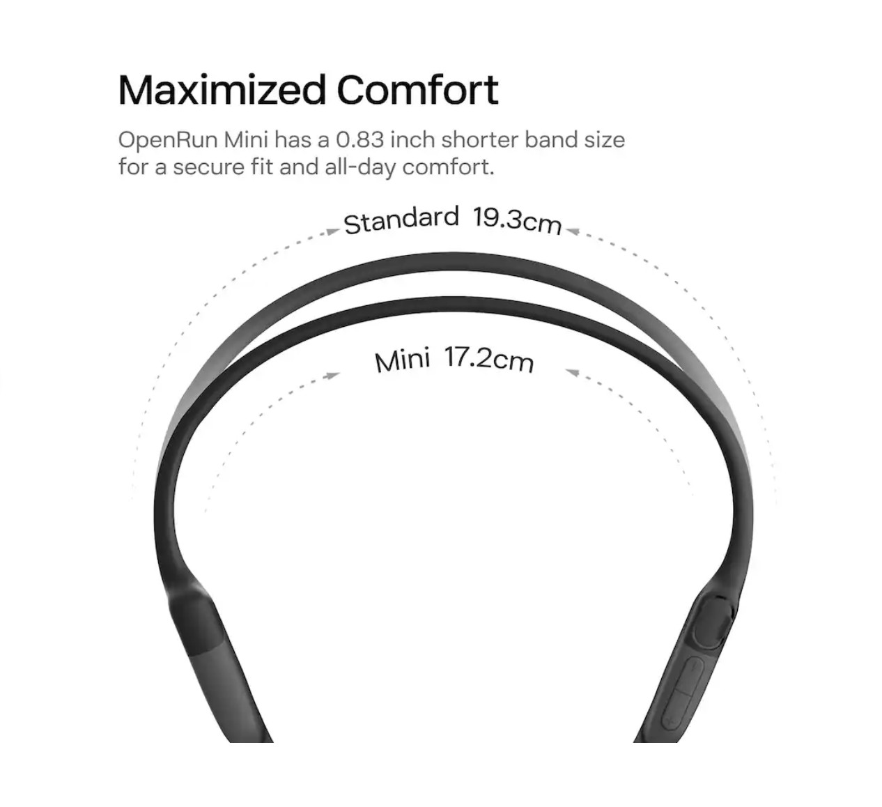 Shokz OpenRun Wireless Bone Conduction Headphones – Black (S803BK)