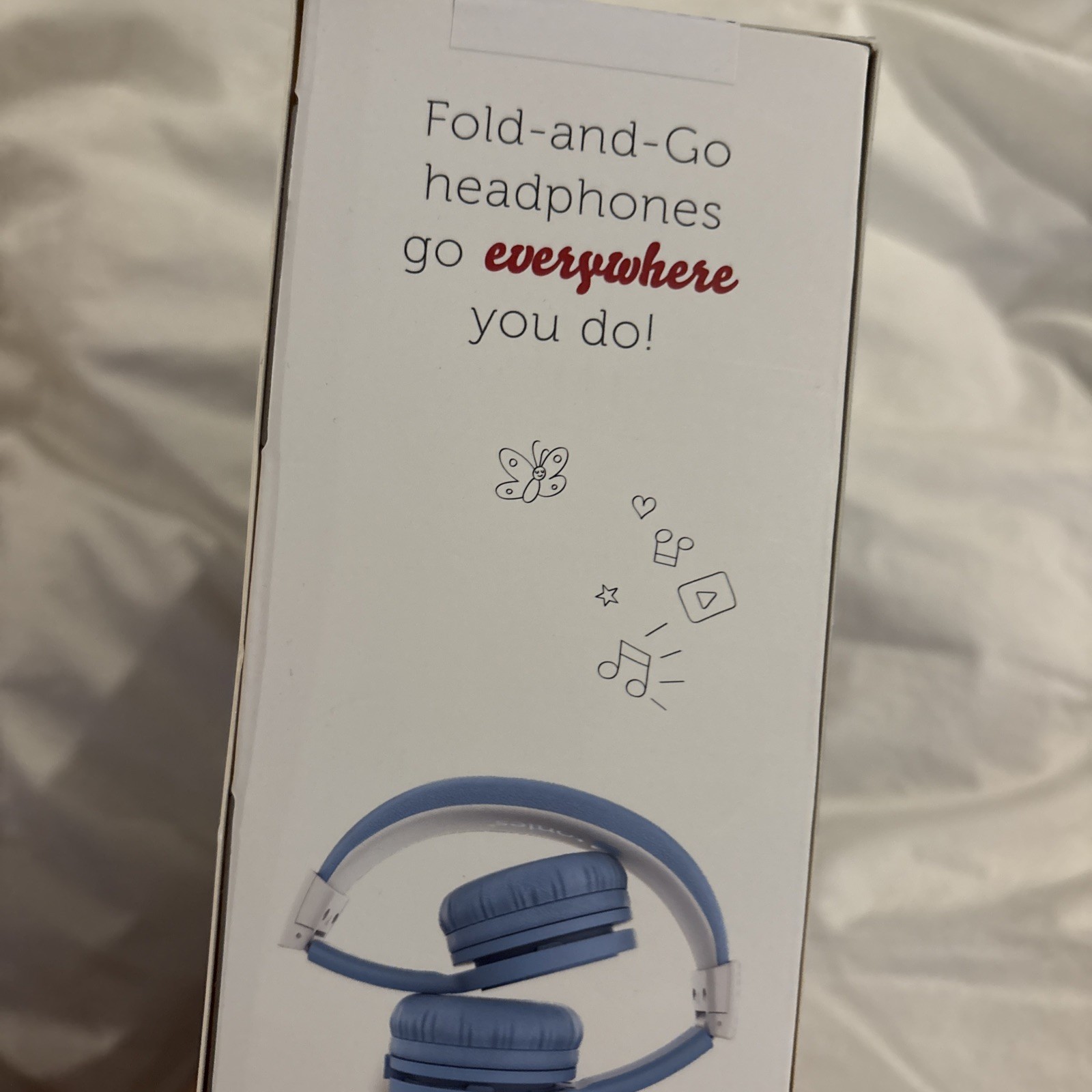 New sealed box Tonies Headphones Blue ages 3+ back to school safe listening