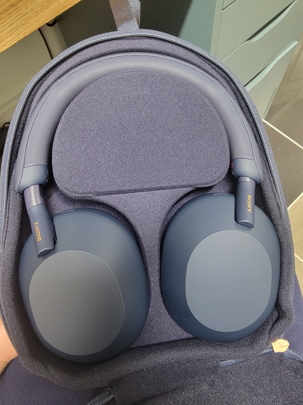 Sony WH1000XM5/L Wireless Bluetooth Over-Ear Headphones – Blue