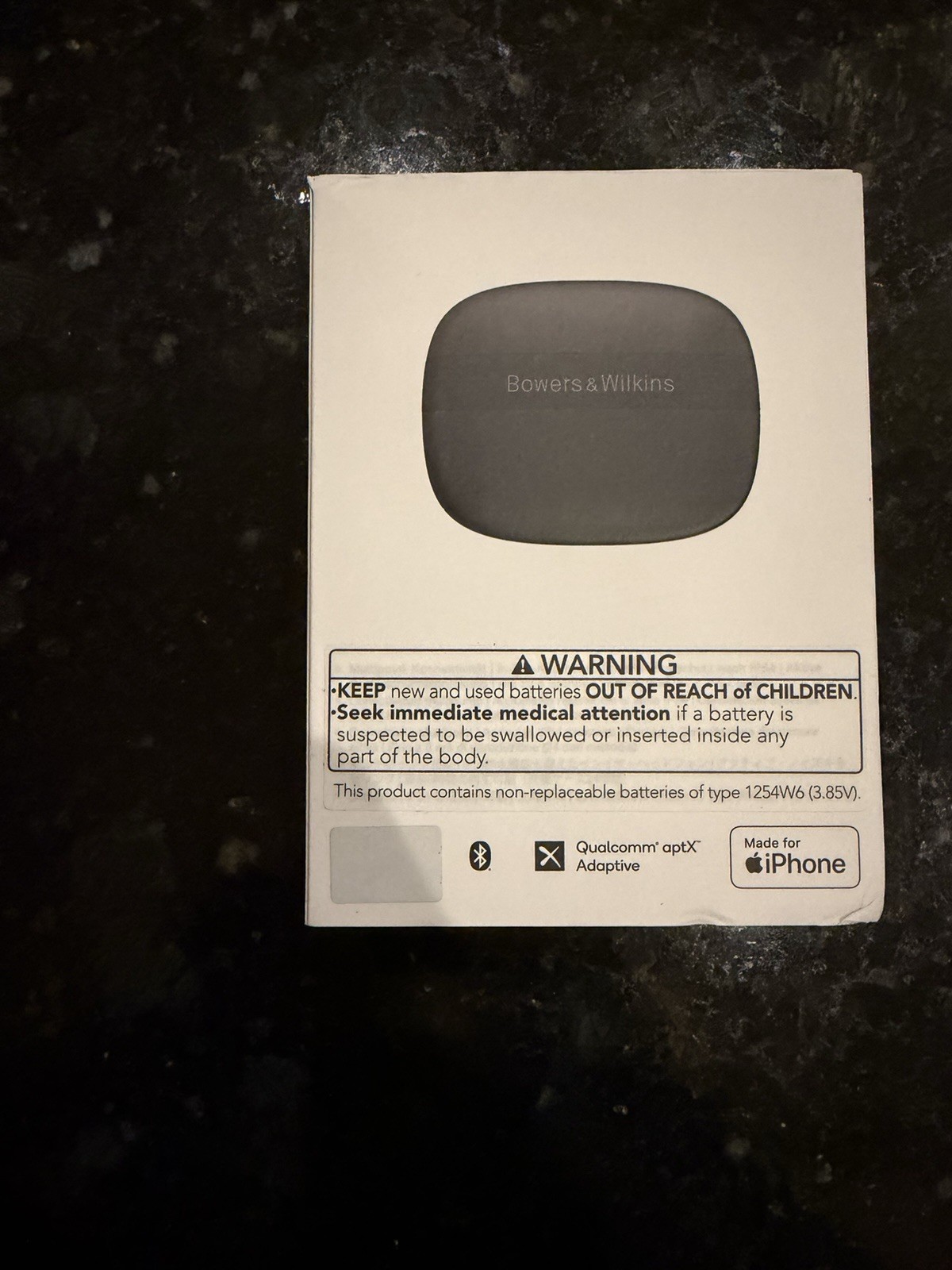 Bowers & Wilkins Pi6 Wireless Earbuds with aptX Adaptive & 12mm Drivers