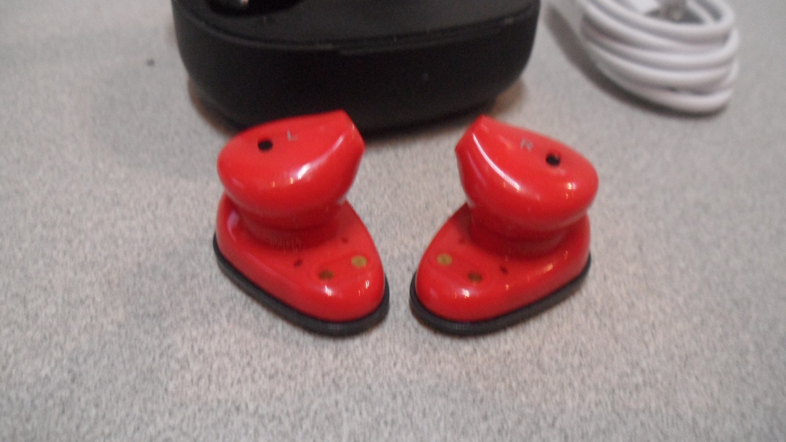 Cleer GOAL Bluetooth Wireless Active Headphone Earbuds Sports Workout-Red