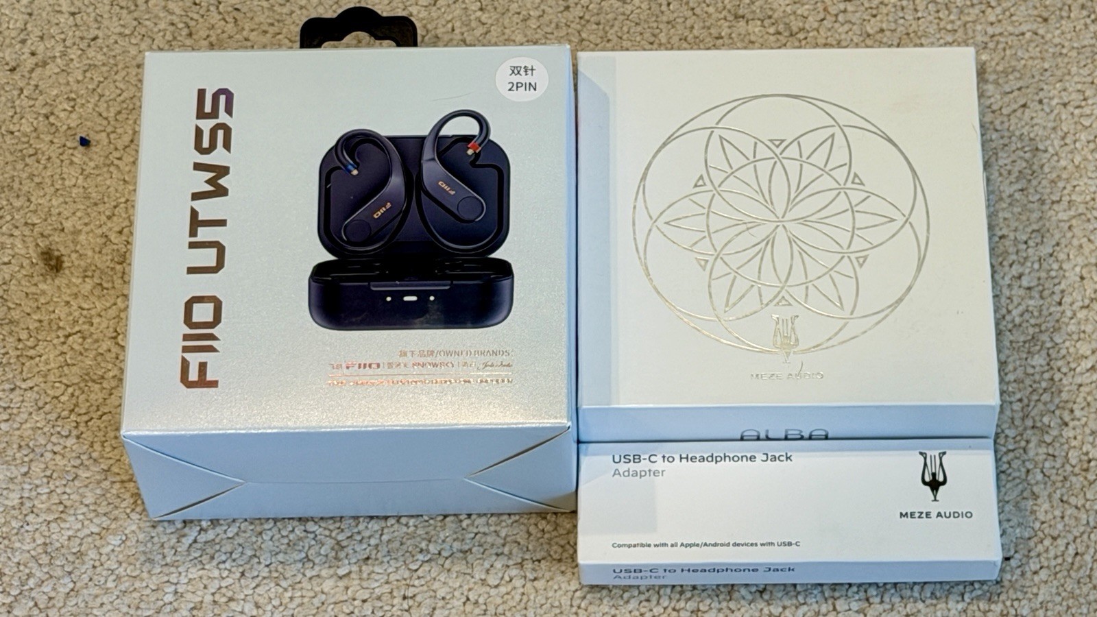 Meze Alba HiFi IEM + FiiO UTWS5 2025 Bluetooth Wireless Adapter Bundle