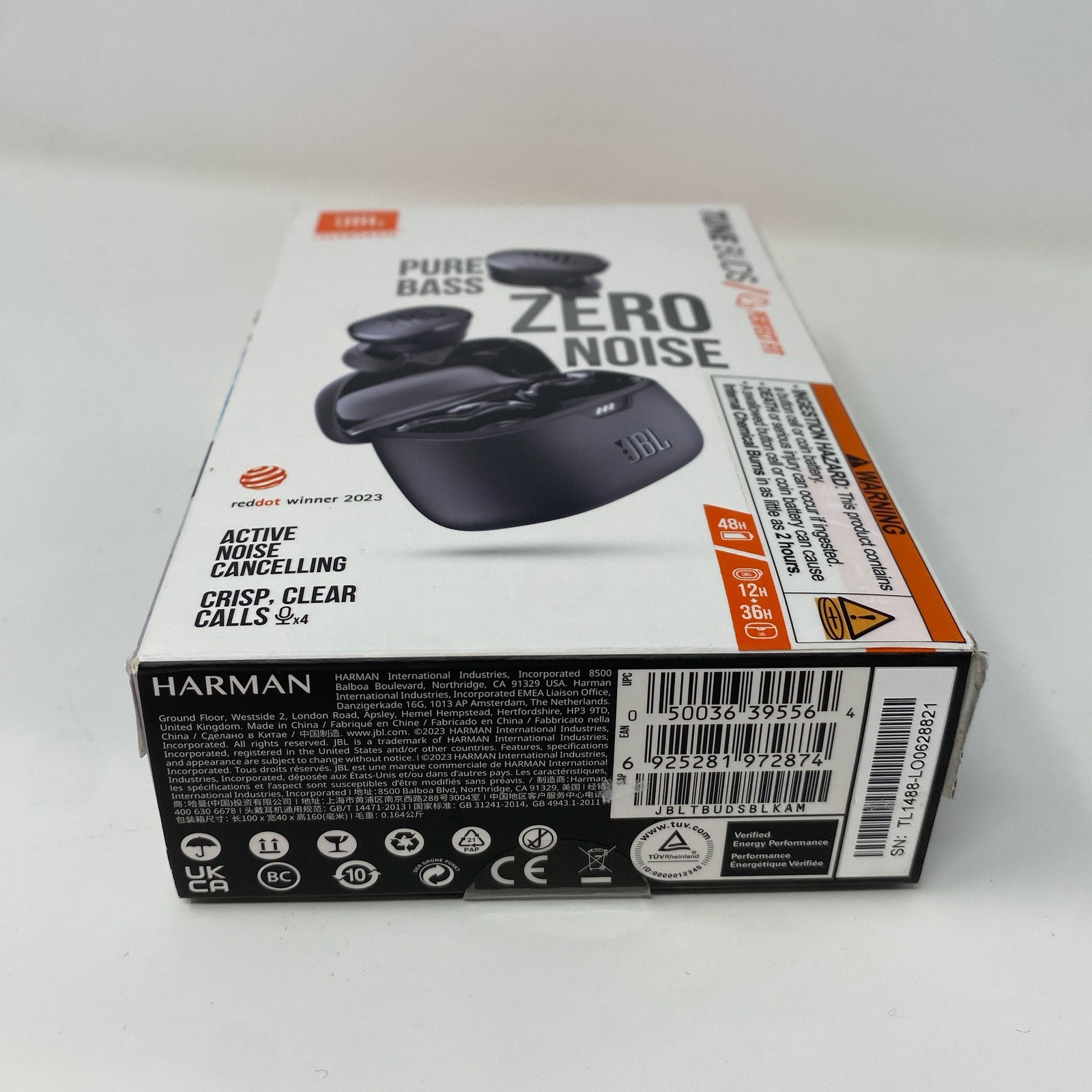 JBL Tune Buds ANC True Wireless Earbuds Black JBLTBUDSBLKAM