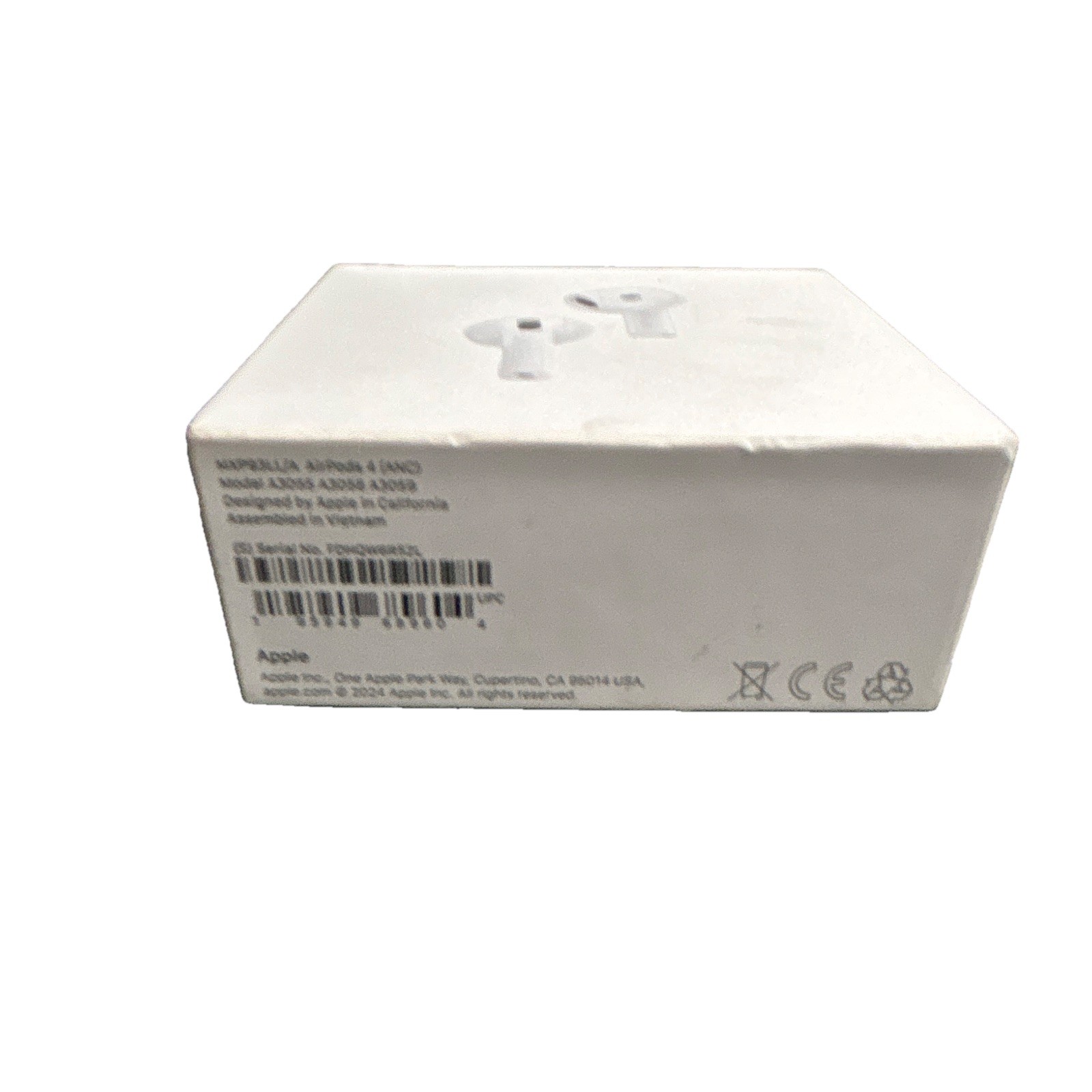Apple AirPods 4 Active Noise Cancellation In-Ear Earbuds, White, Bluetooth
